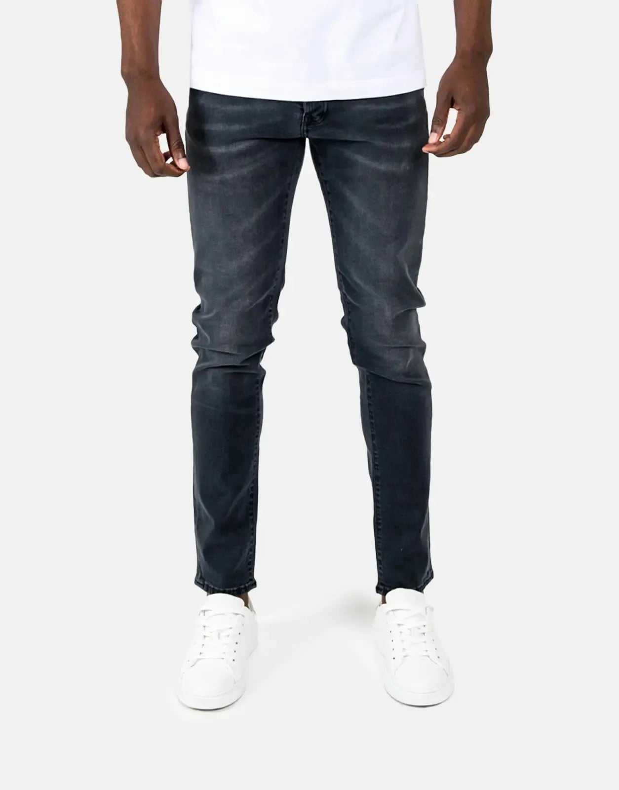 Les Hommes Black Printed Jeans Les Hommes
