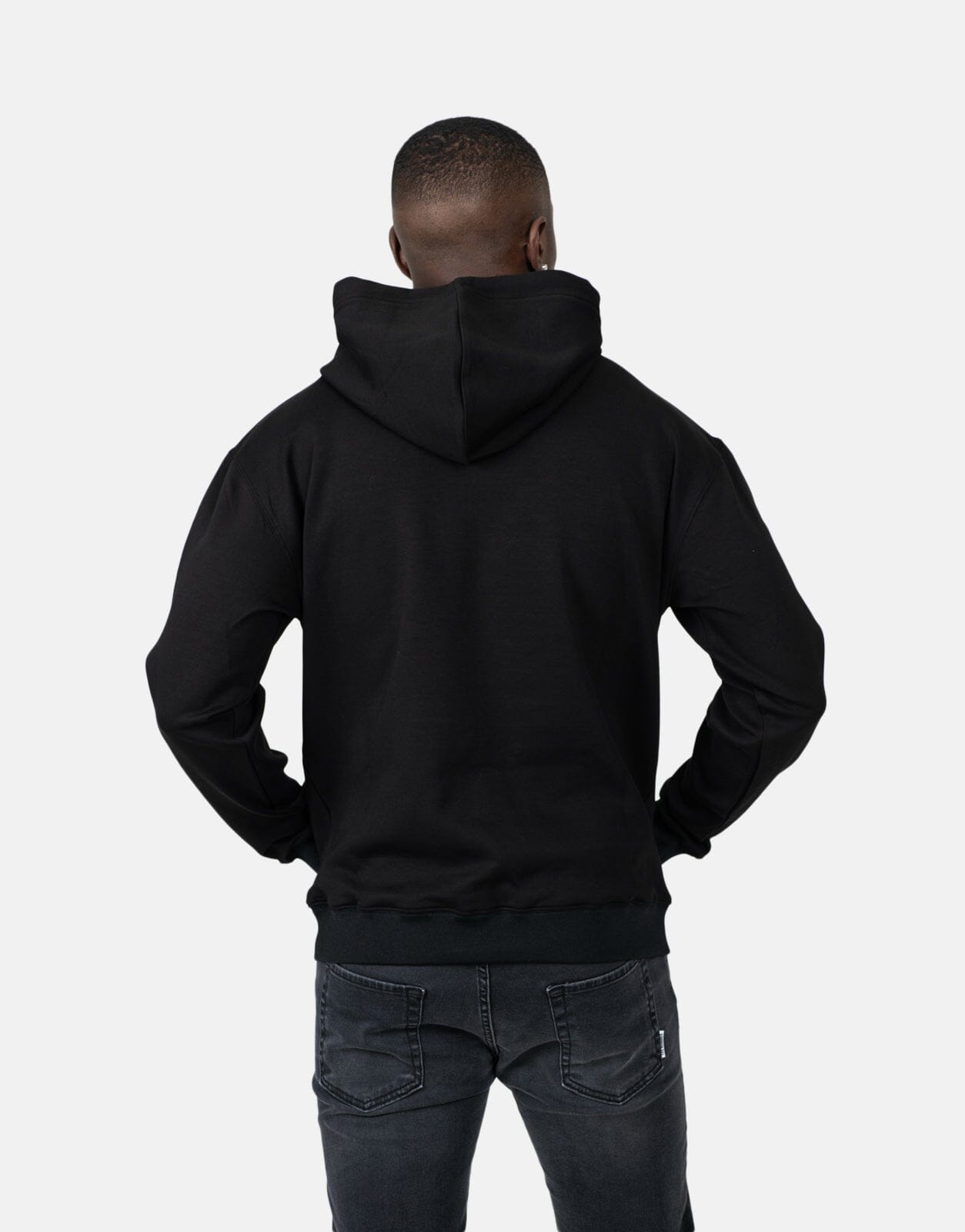 Les Hommes Box Print Black Hoodie - Les Hommes