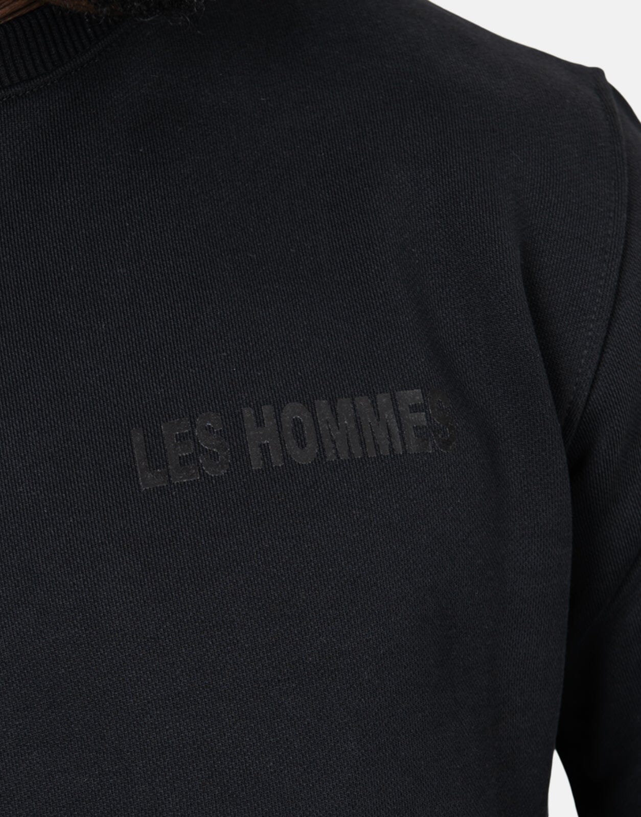 Les Hommes Headphones Black Sweatshirt - Les Hommes