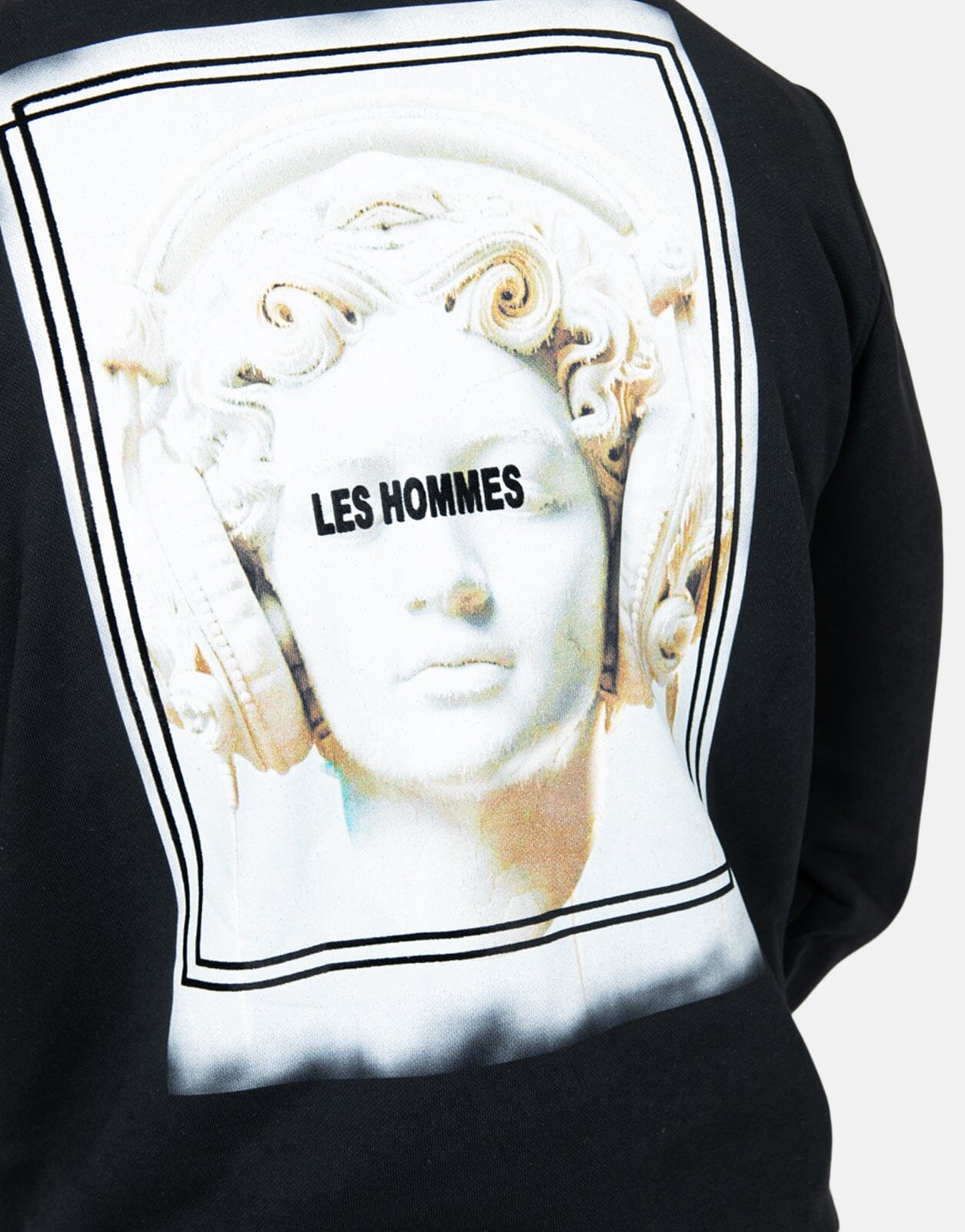 Les Hommes Headphones Black Sweatshirt - Les Hommes