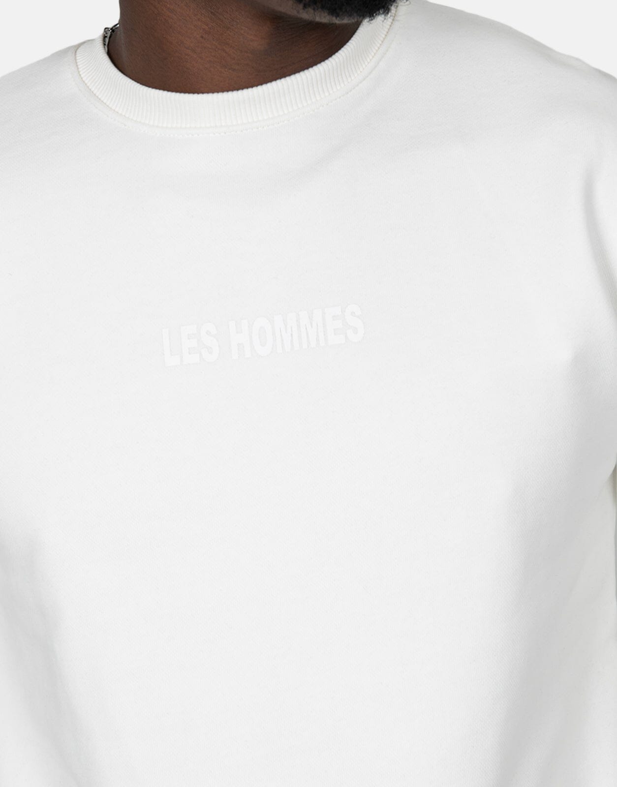 Les Hommes Flower White Sweatshirt - Les Hommes