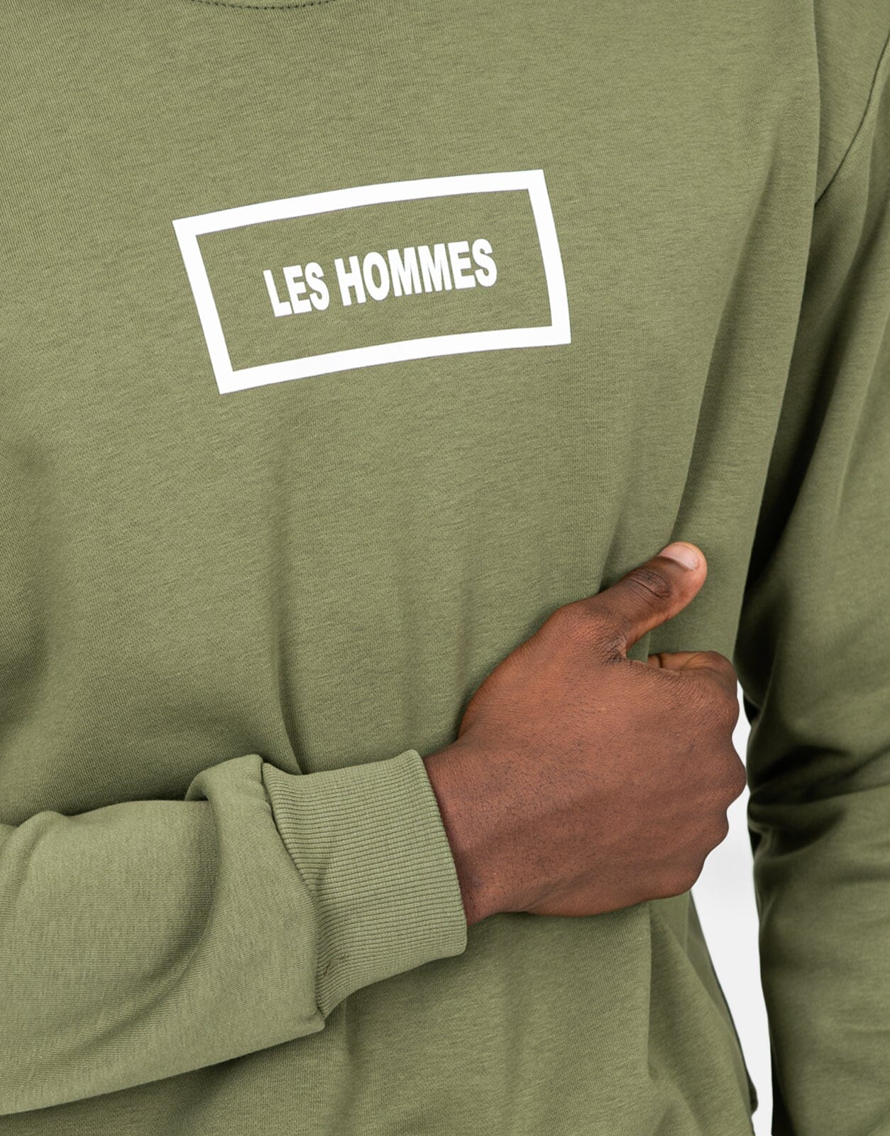 Les Hommes Logo Green Sweatshirt - Les Hommes