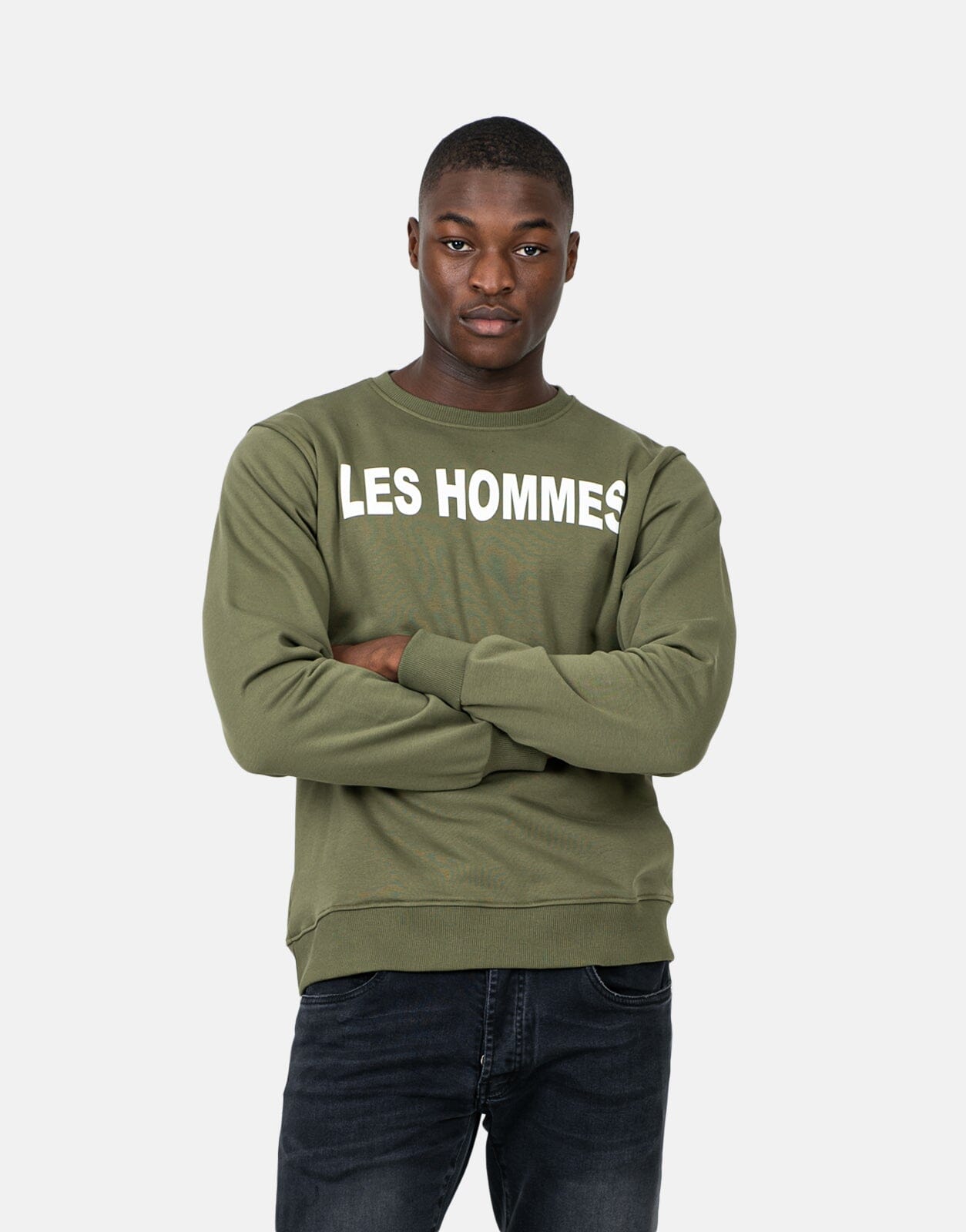 Les Hommes Font Green Sweatshirt - Les Hommes