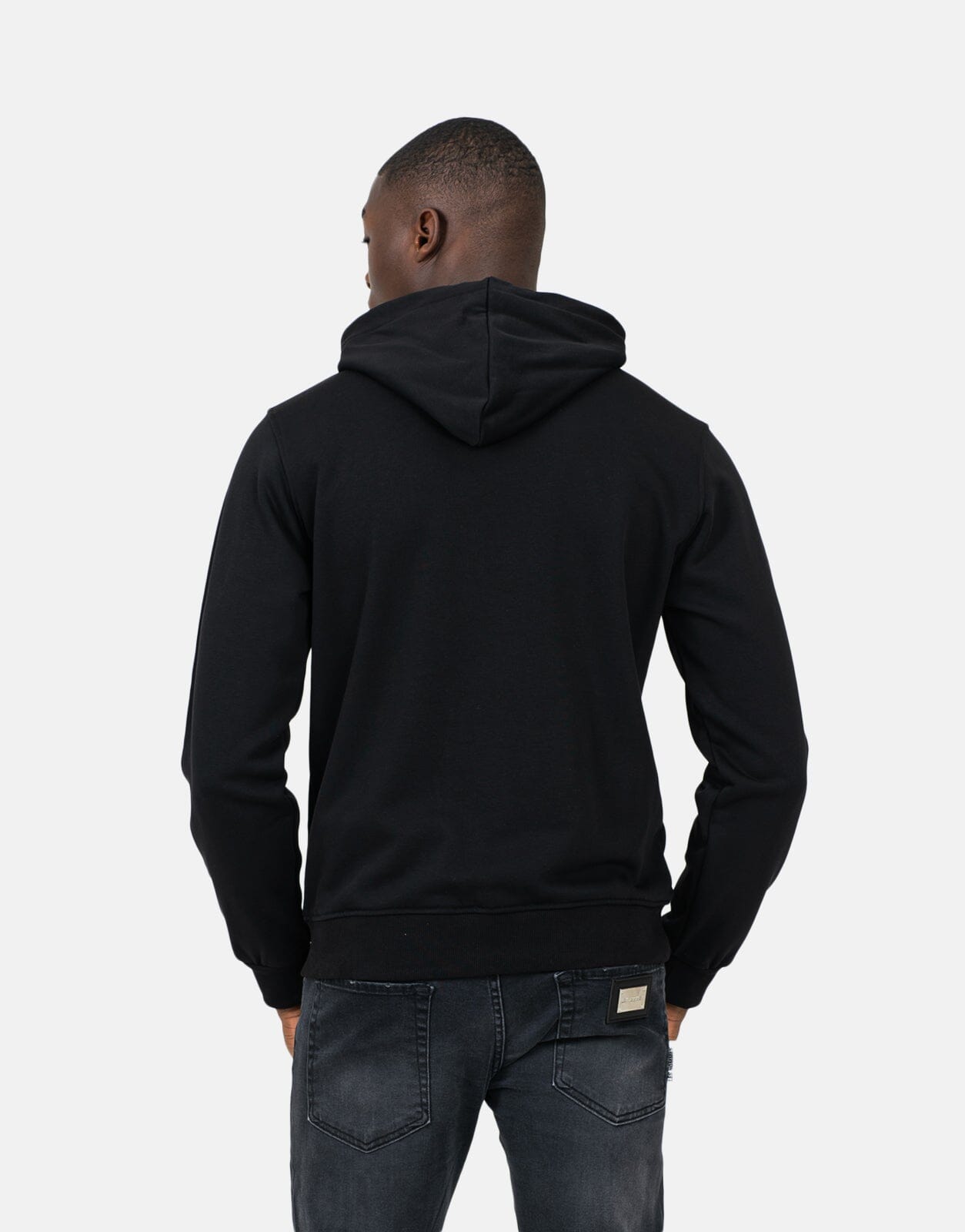 Les Hommes Font Black Hoodie - Les Hommes