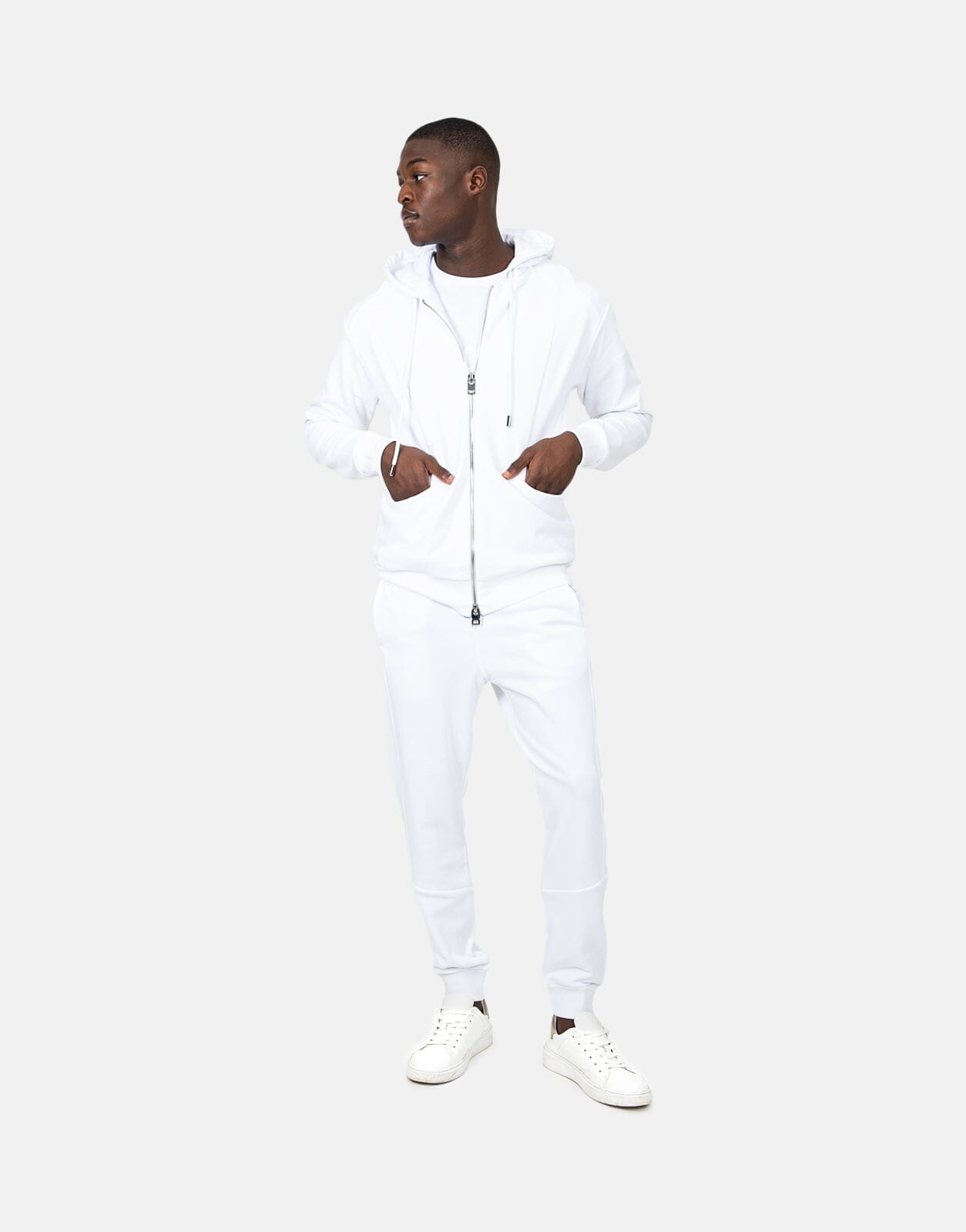 Les Hommes White Jogger Sweatpants - Les Hommes