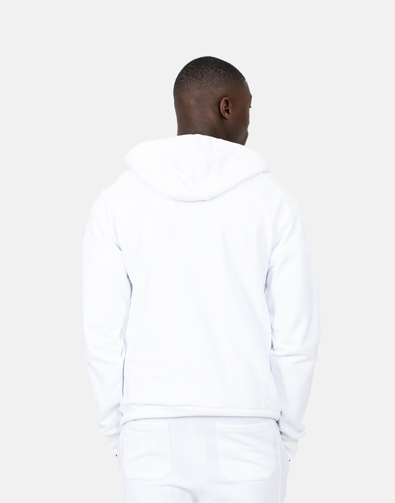 Les Hommes Zip White Sweatshirt - Les Hommes