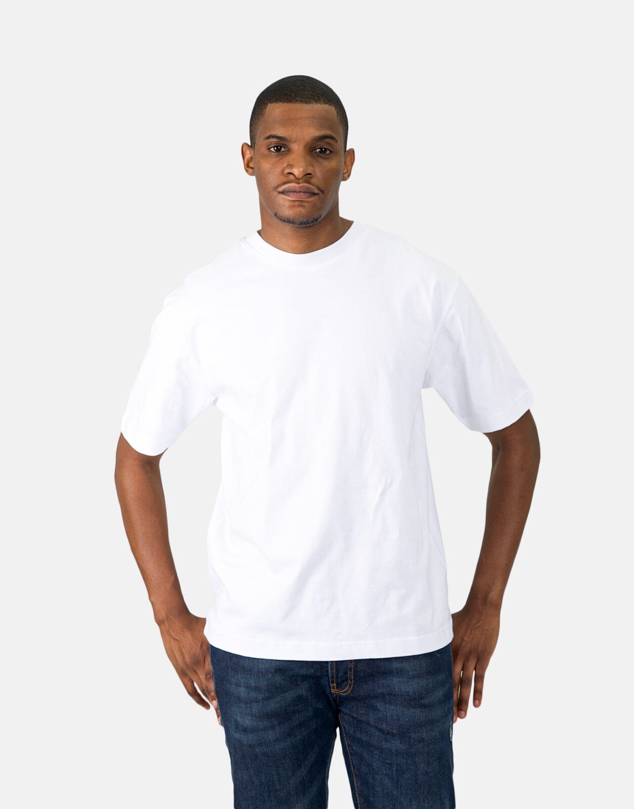 Les Hommes Black Label Back Insert White T-Shirt - Les Hommes
