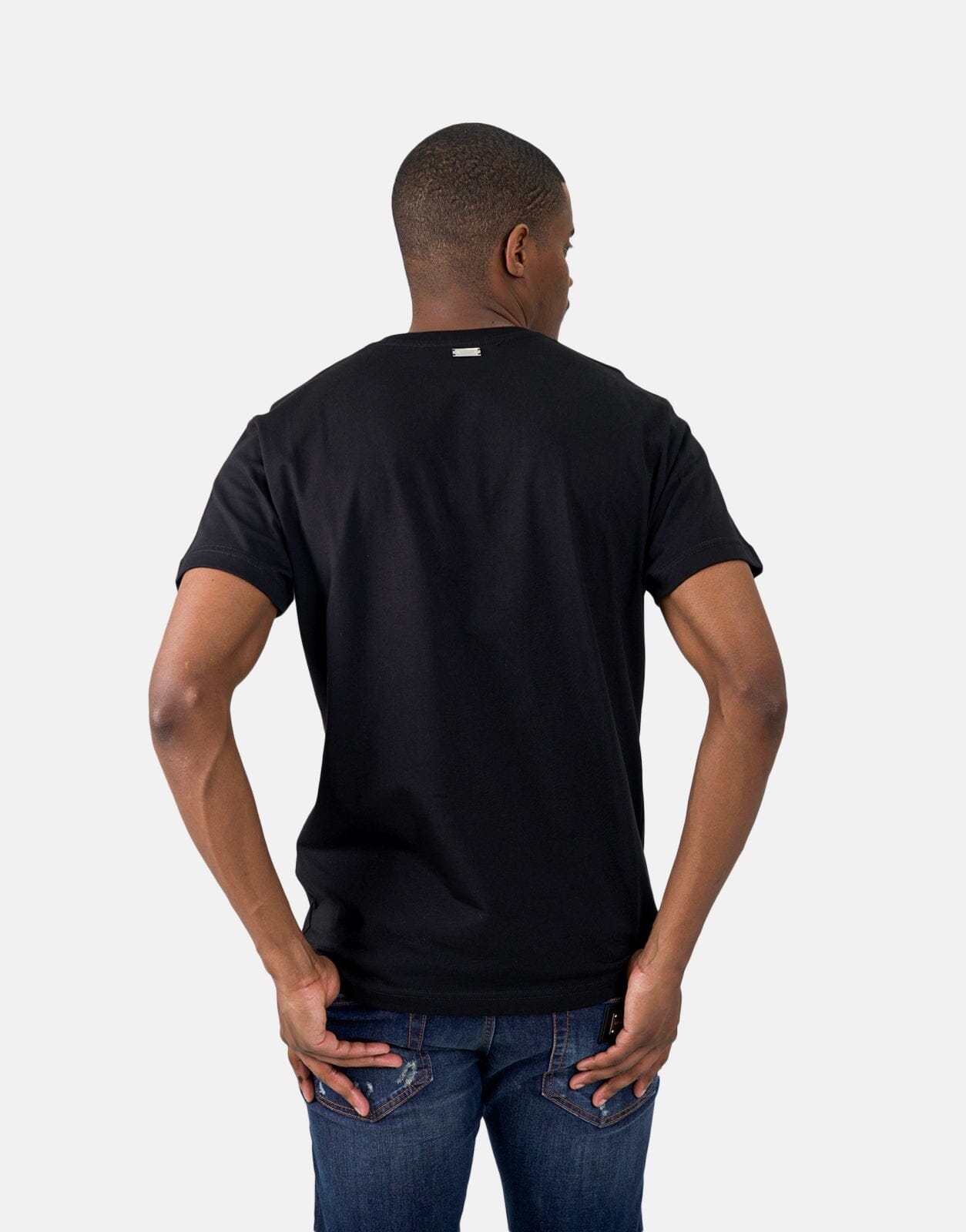 Les Hommes Embroidery Black T-Shirt - Les Hommes