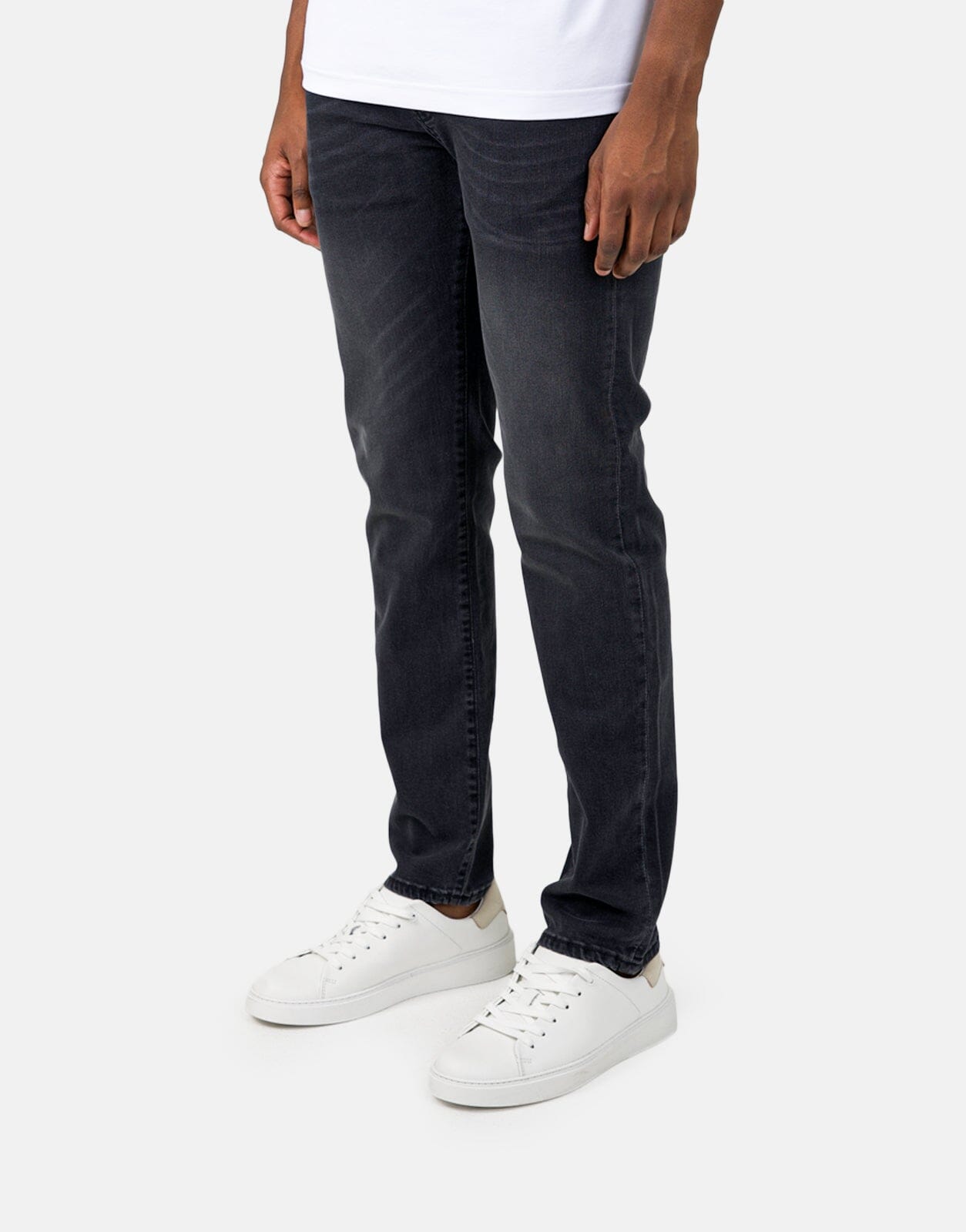 Les Hommes Black Wash Jeans - Les Hommes