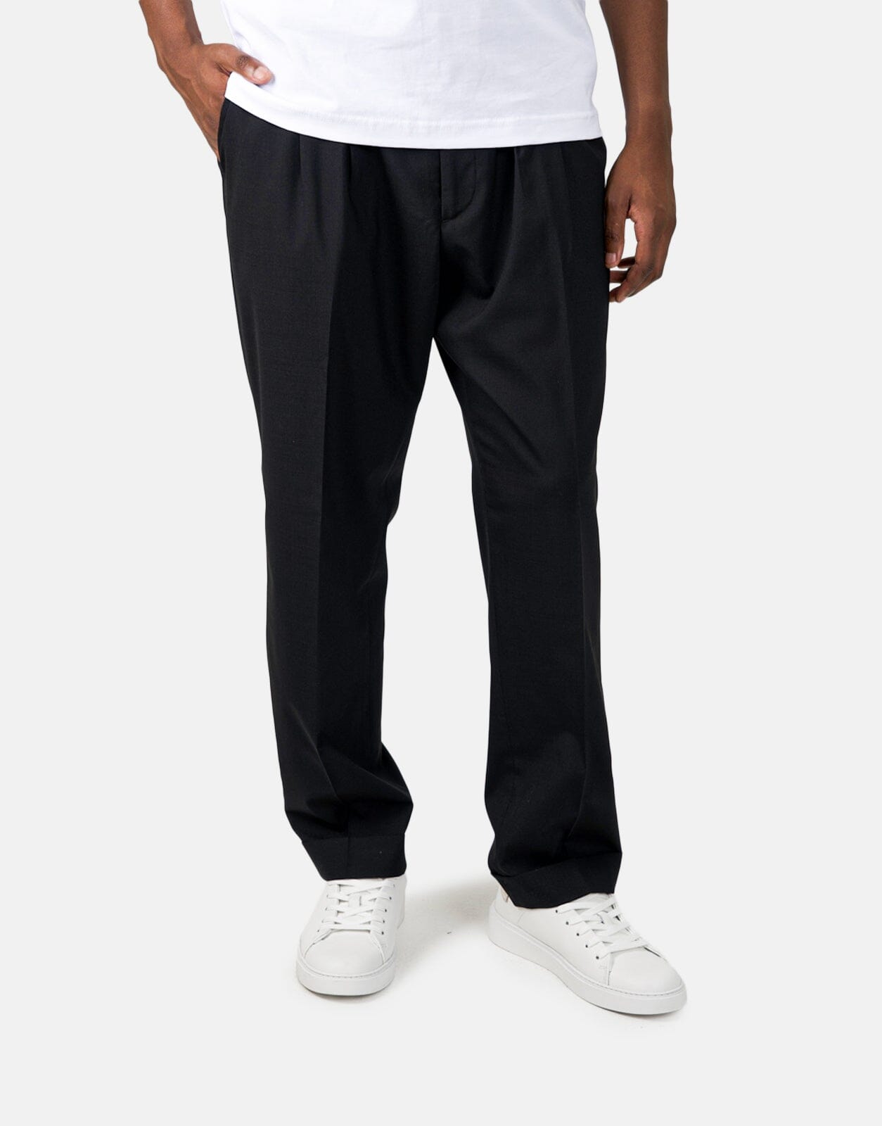Les Hommes Black Chino Pants - Les Hommes