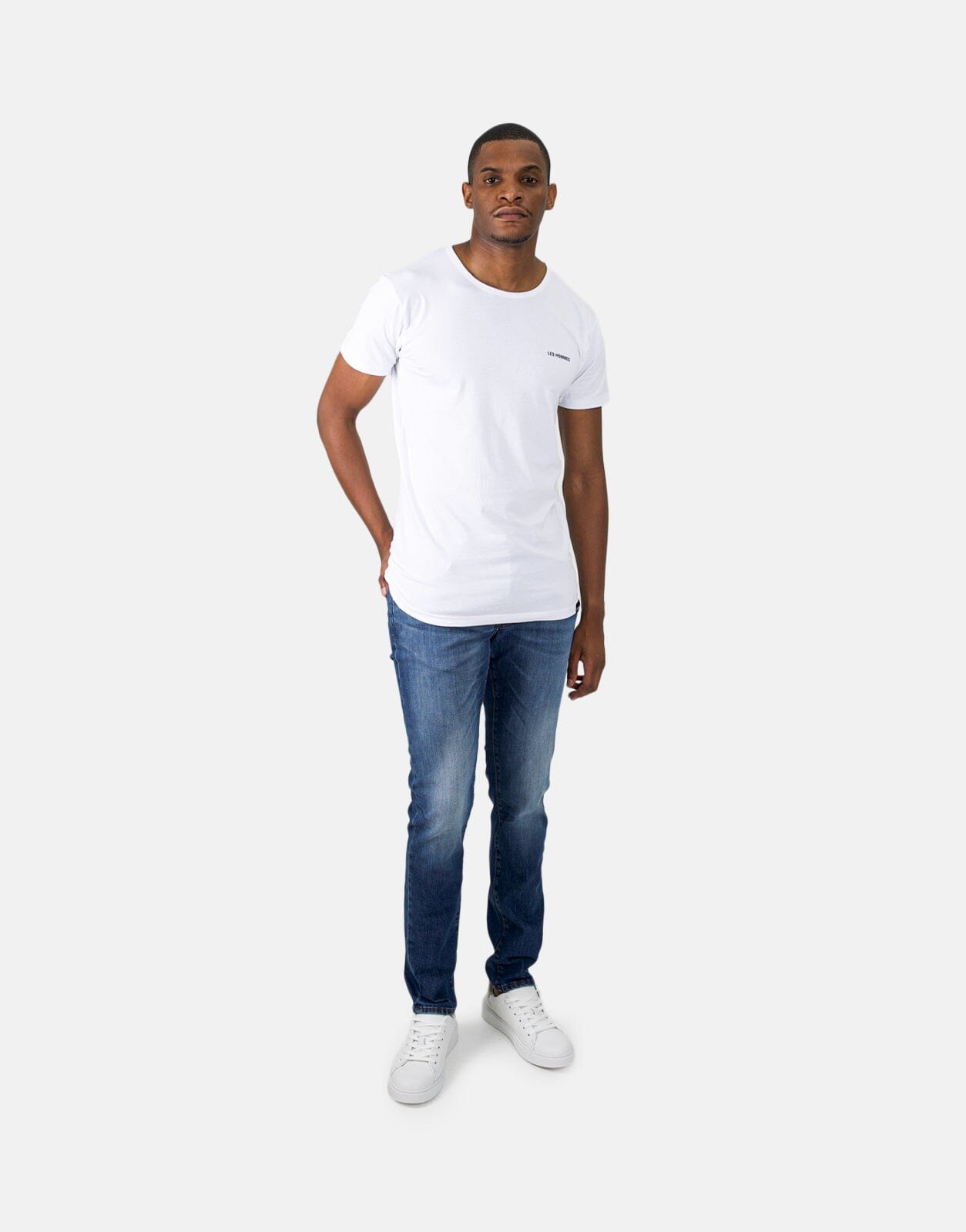 Les Hommes Basic White T-Shirt - Les Hommes
