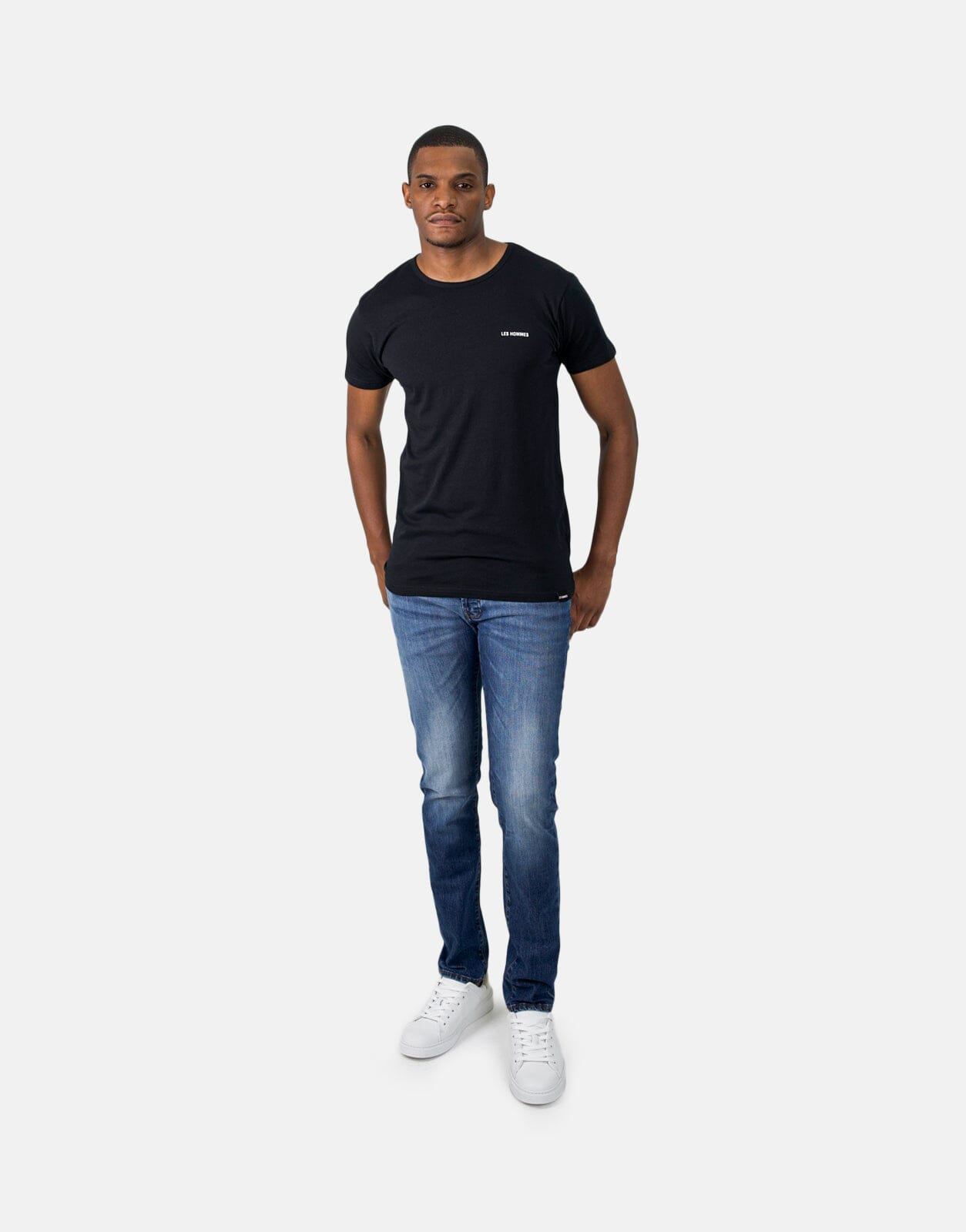 Les Hommes Basic Black T-Shirt - Les Hommes