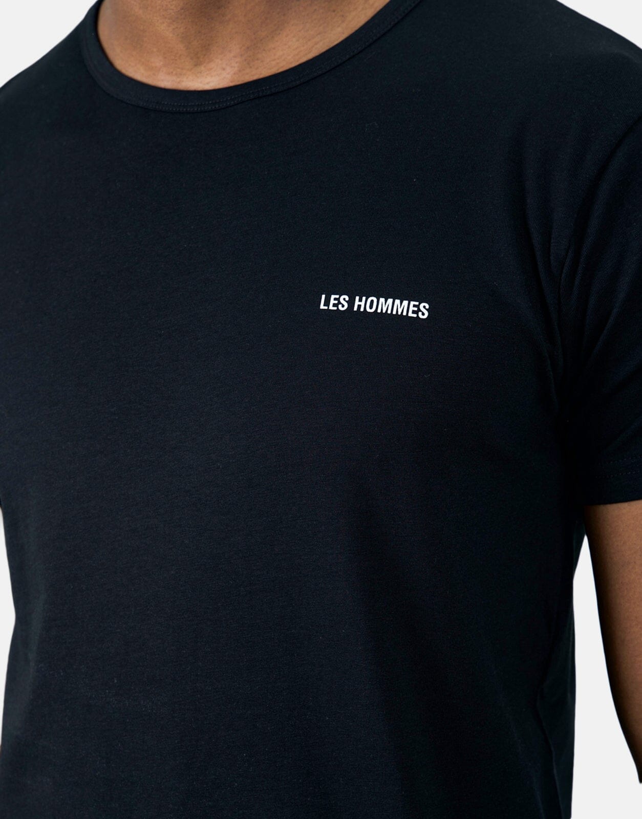 Les Hommes Basic Black T-Shirt - Les Hommes