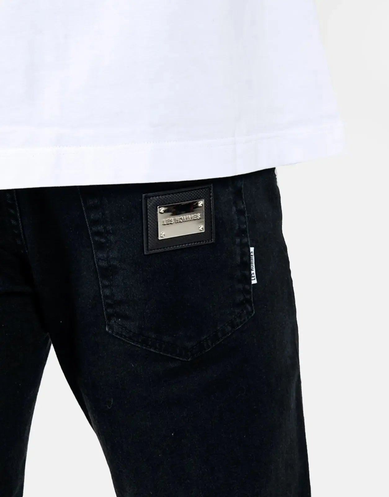 Les Hommes Black Slim Jeans Les Hommes