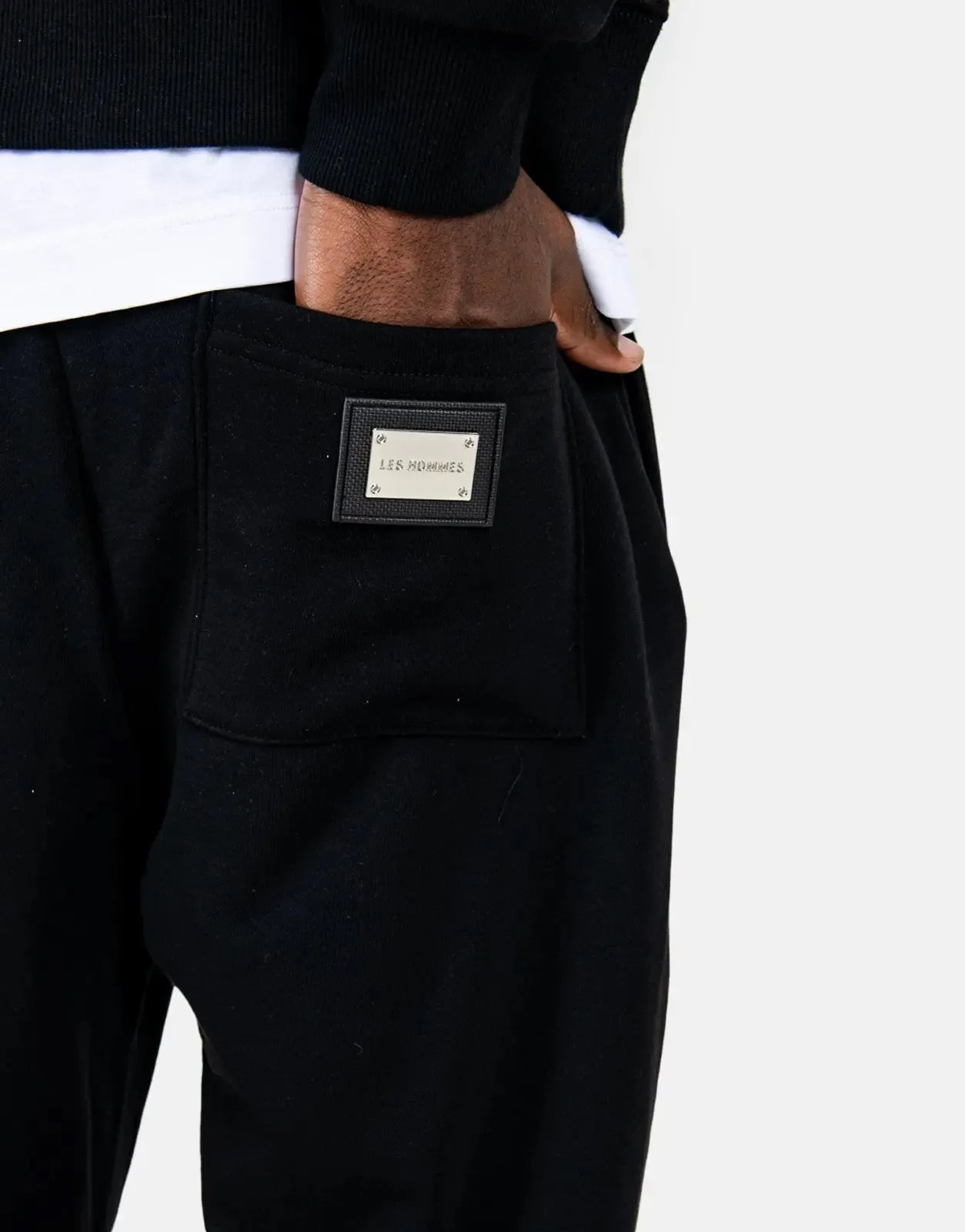 Les Hommes Black Sweatpants Les Hommes