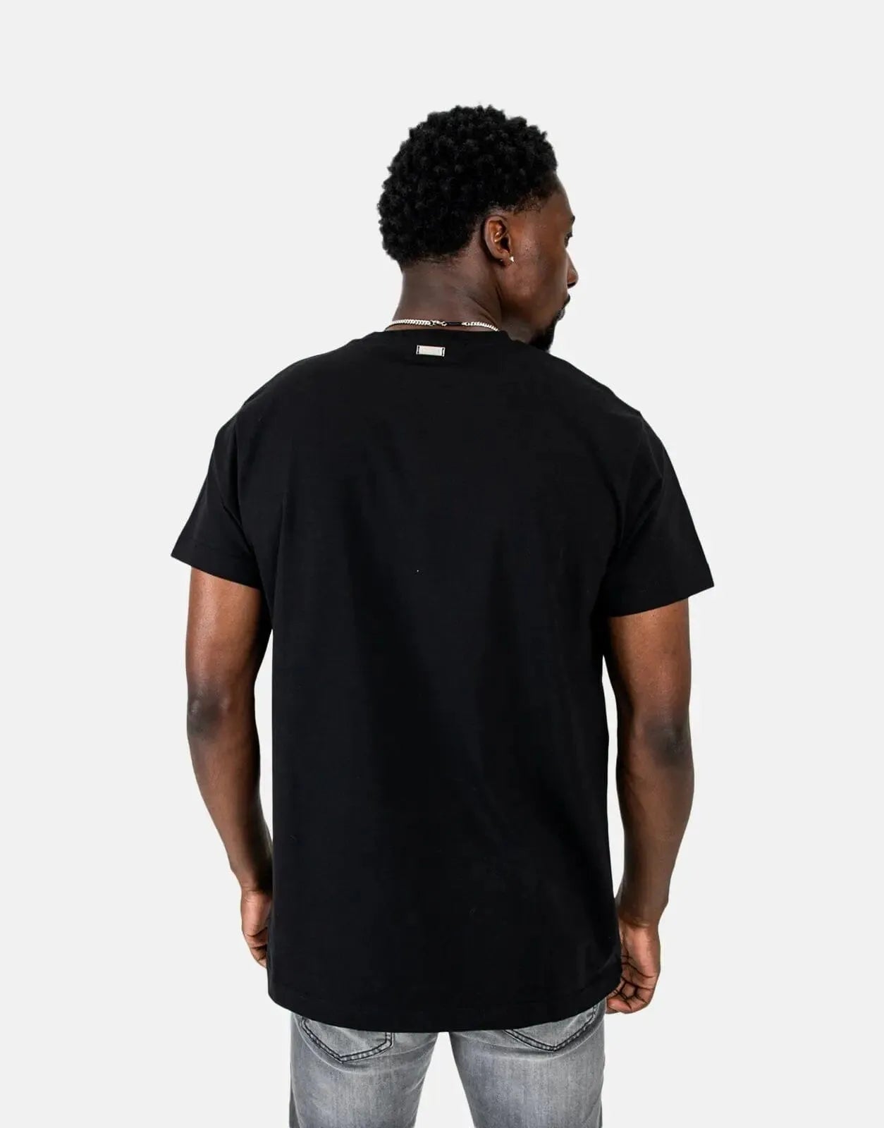 Les Hommes Centre Print Black T-Shirt Les Hommes