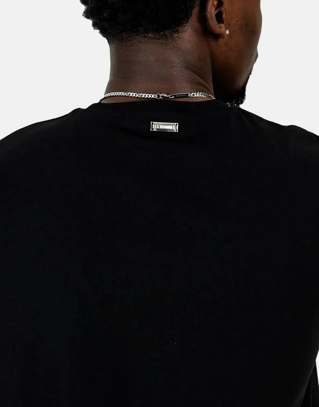 Les Hommes Centre Print Black T-Shirt Les Hommes