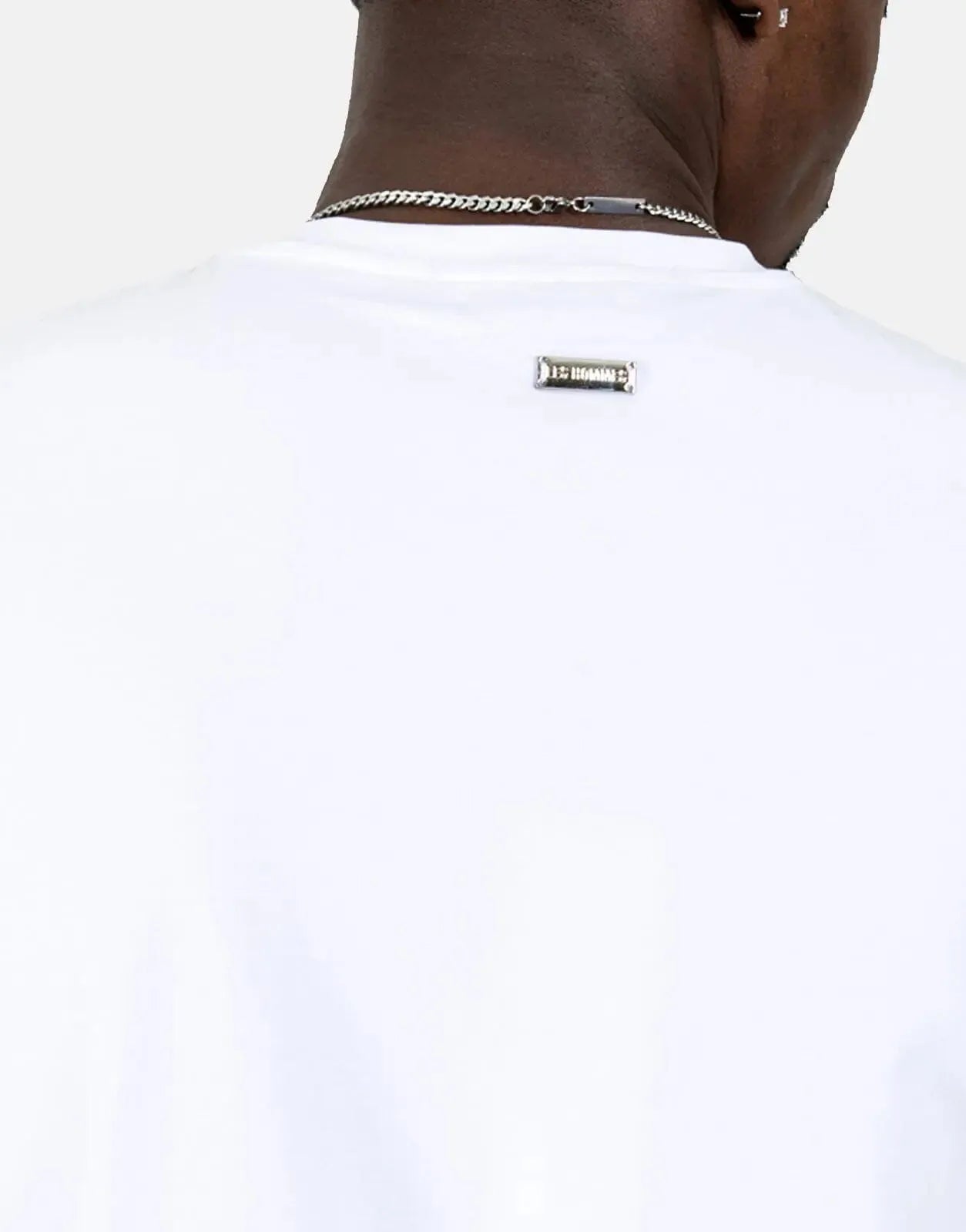 Les Hommes Centre Print White T-Shirt Les Hommes