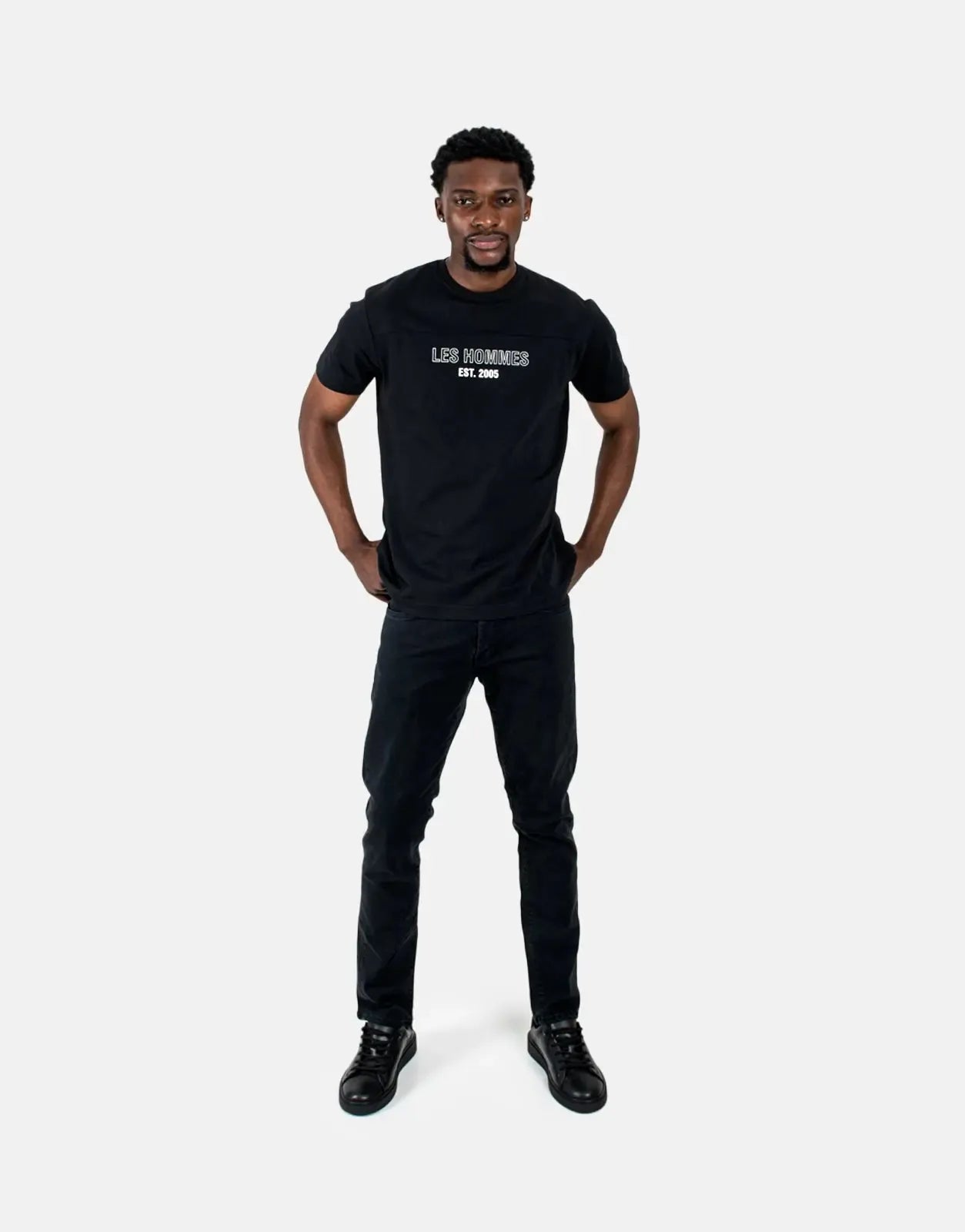 Les Hommes Est 2005 Black T-Shirt Les Hommes