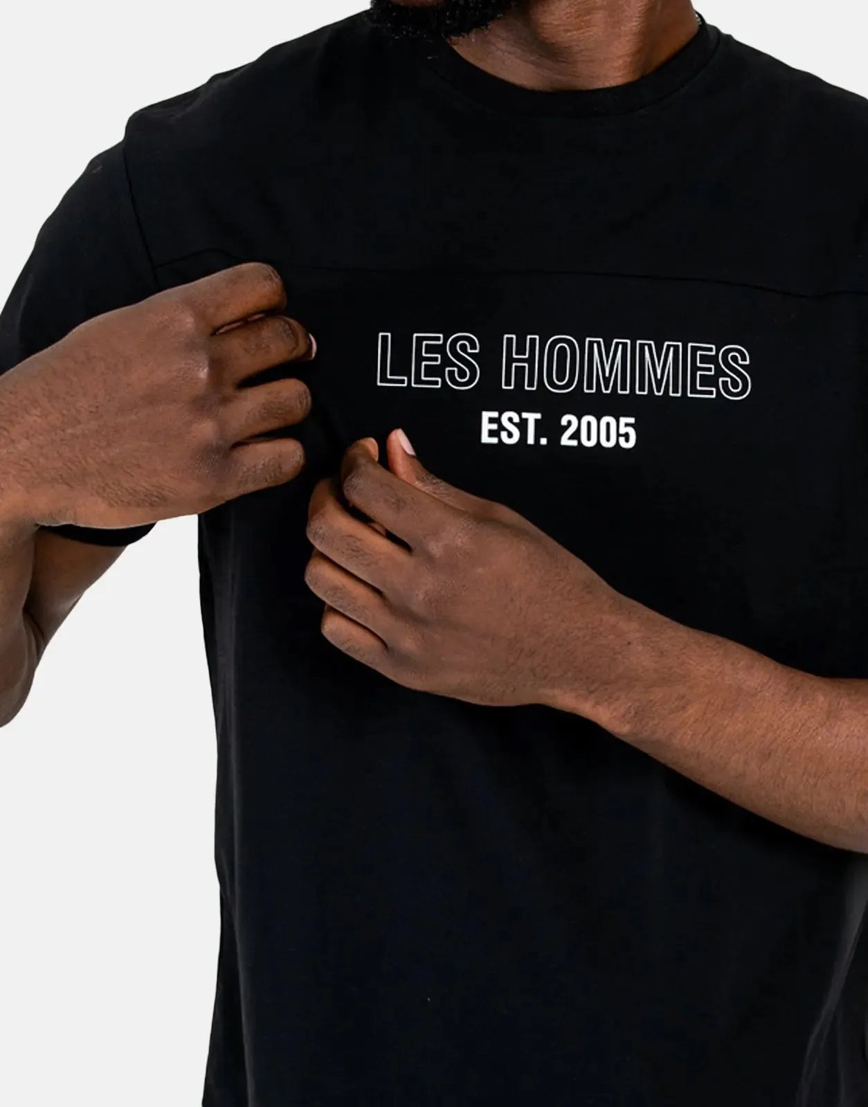 Les Hommes Est 2005 Black T-Shirt Les Hommes