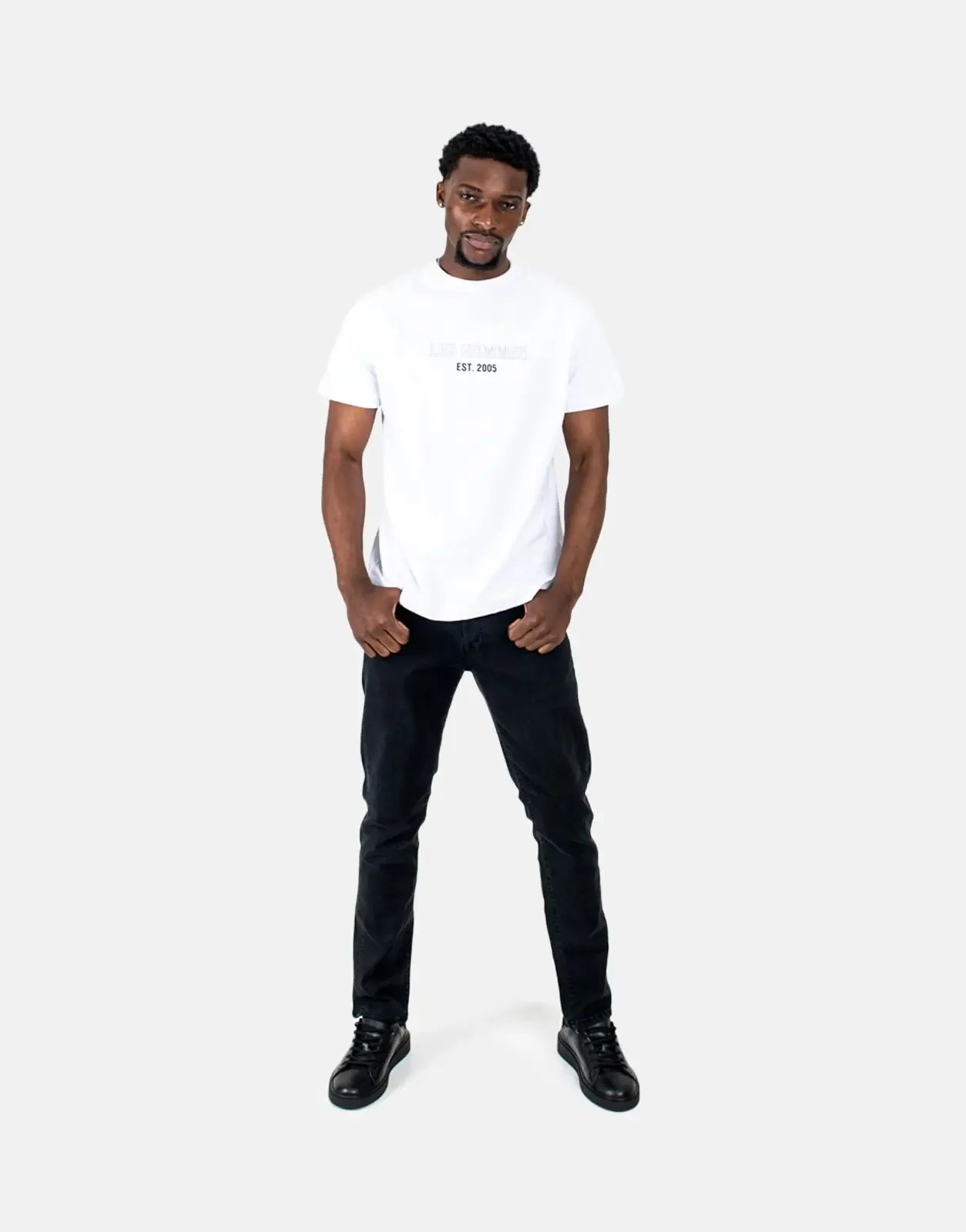 Les Hommes Est 2005 White T-Shirt Les Hommes