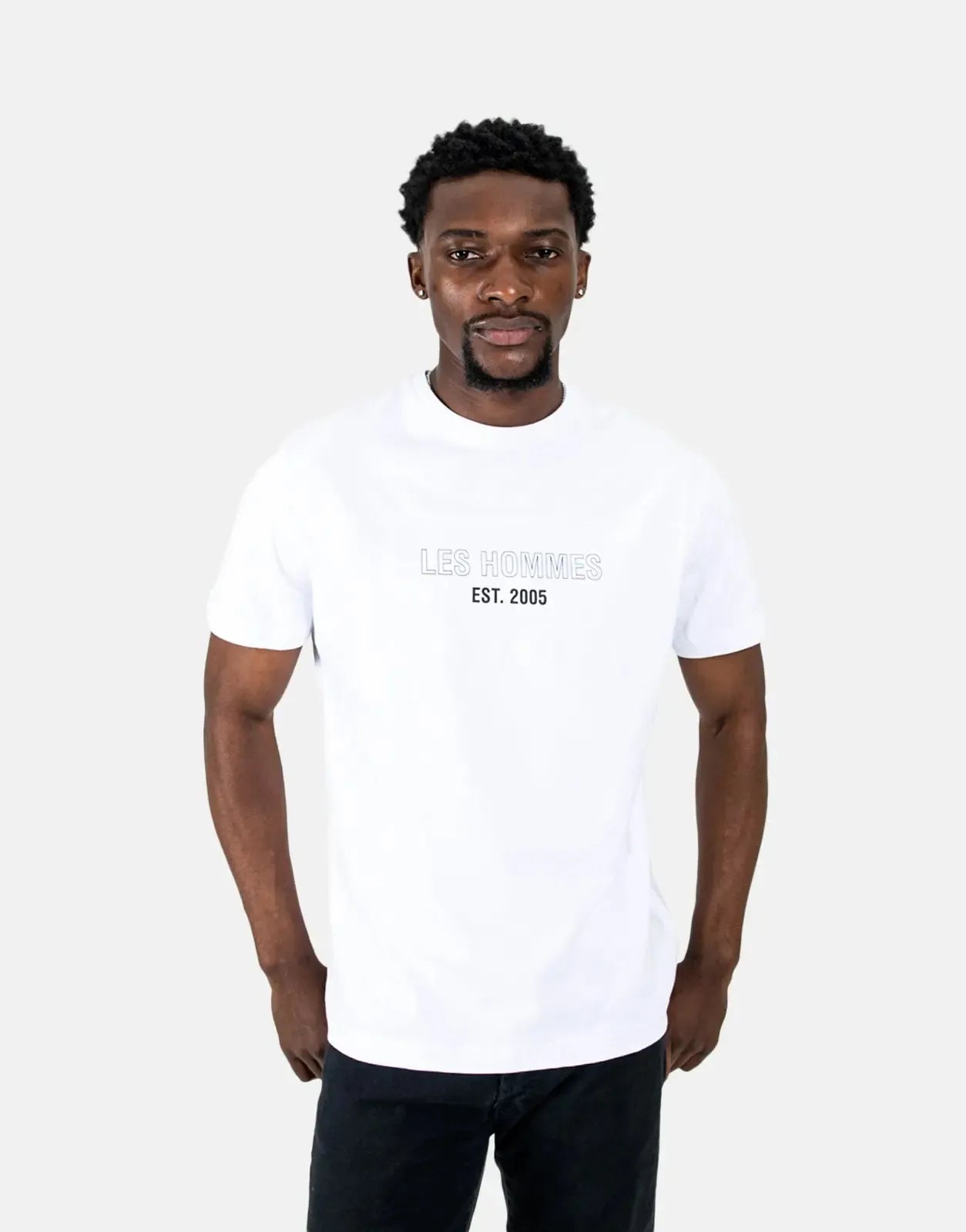 Les Hommes Est 2005 White T-Shirt Les Hommes