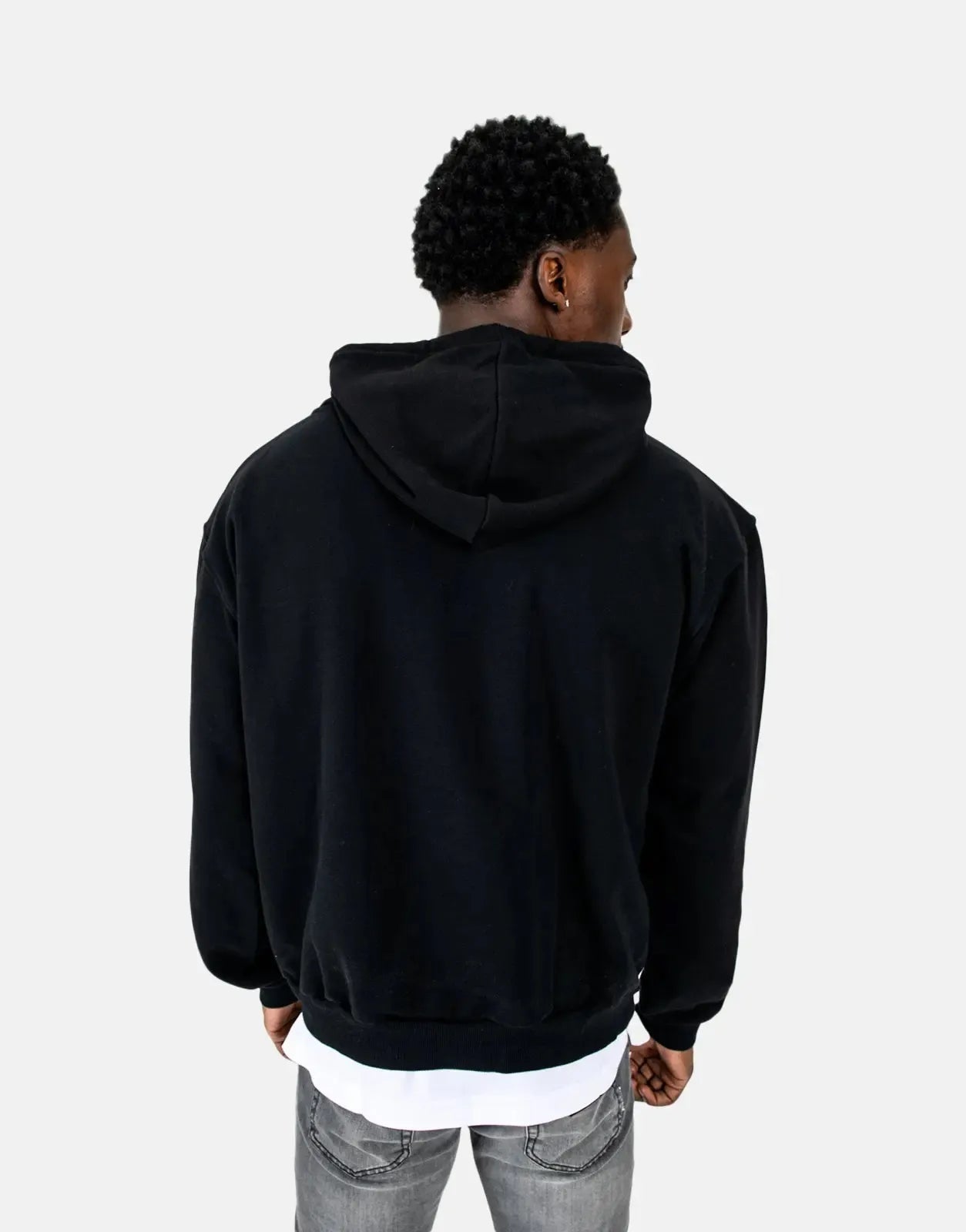 Les Hommes Graphic Black Hoodie Les Hommes
