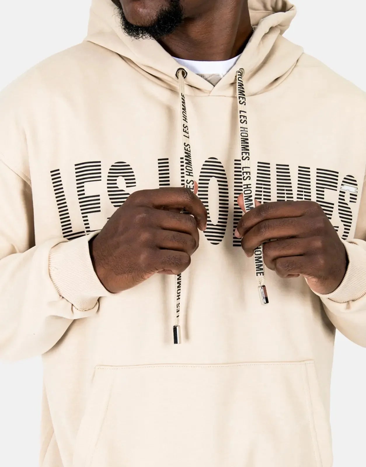 Les Hommes Graphic Stone Hoodie Les Hommes