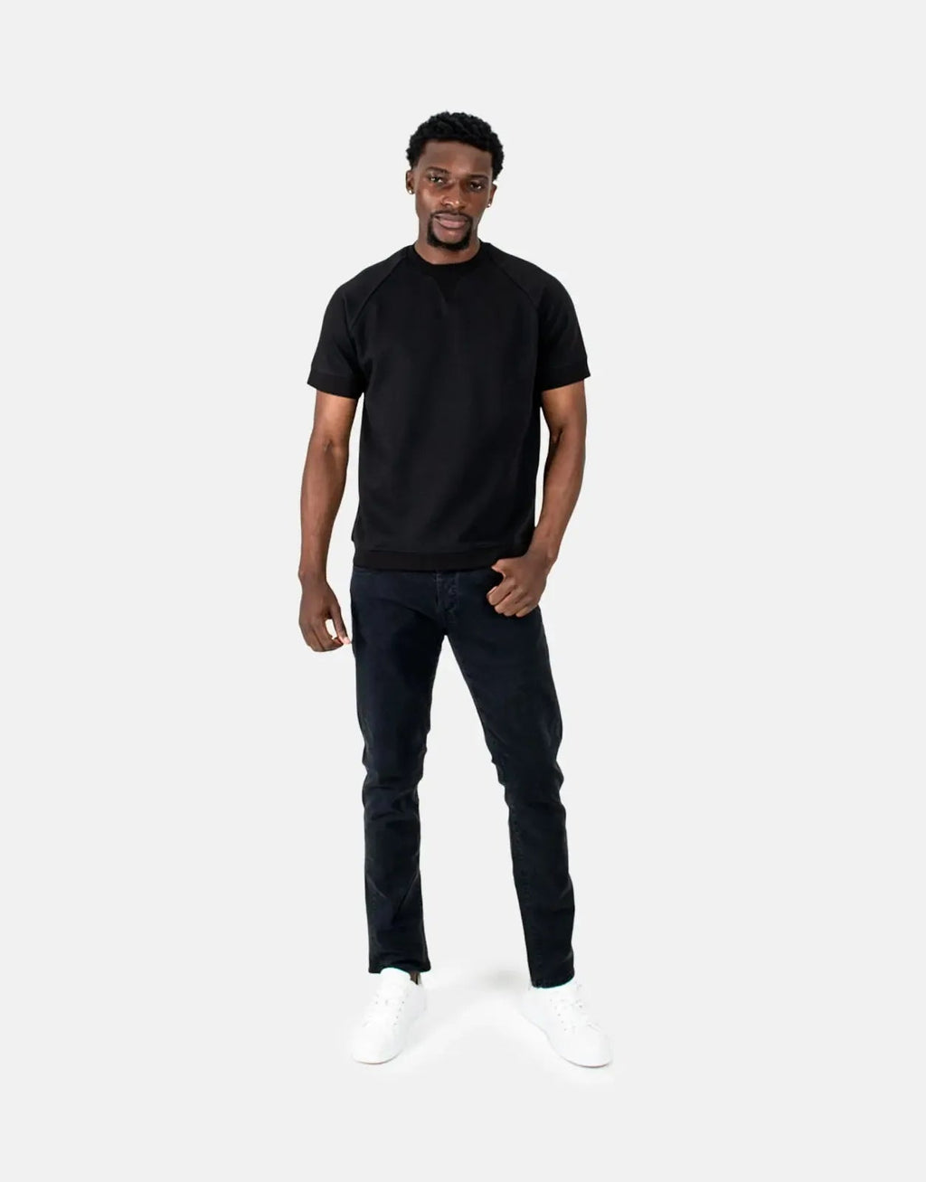 Les Hommes Heavyweight Black T-Shirt Les Hommes