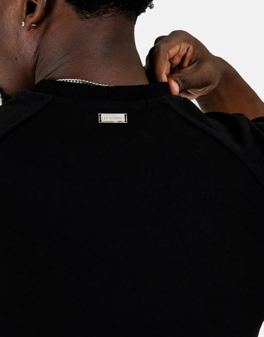 Les Hommes Heavyweight Black T-Shirt Les Hommes