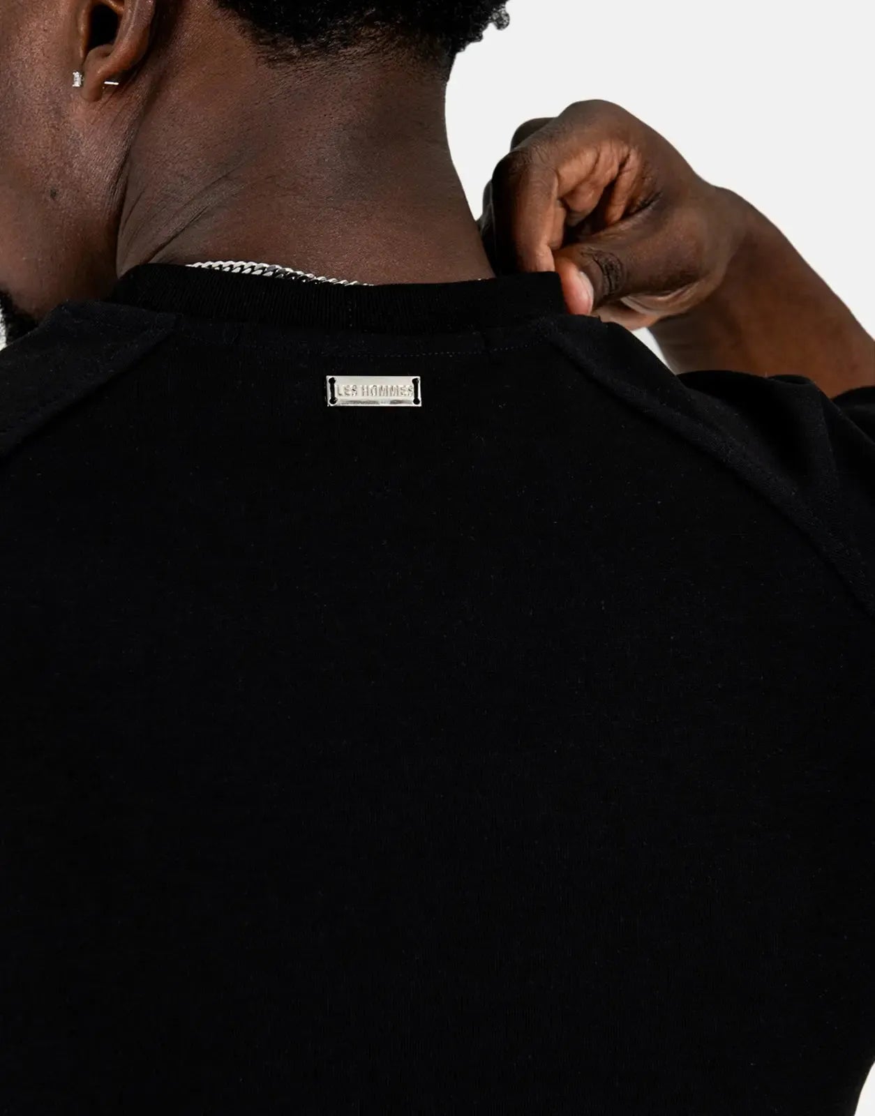 Les Hommes Heavyweight Black T-Shirt Les Hommes