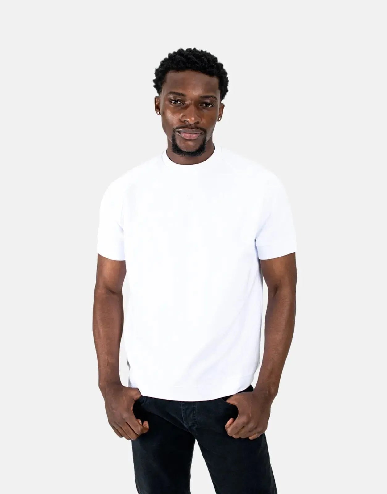 Les Hommes Heavyweight White T-Shirt Les Hommes