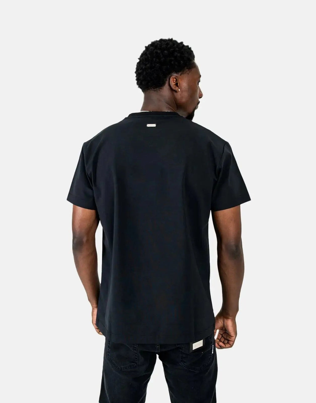 Les Hommes Palm Tree Black T-Shirt Les Hommes