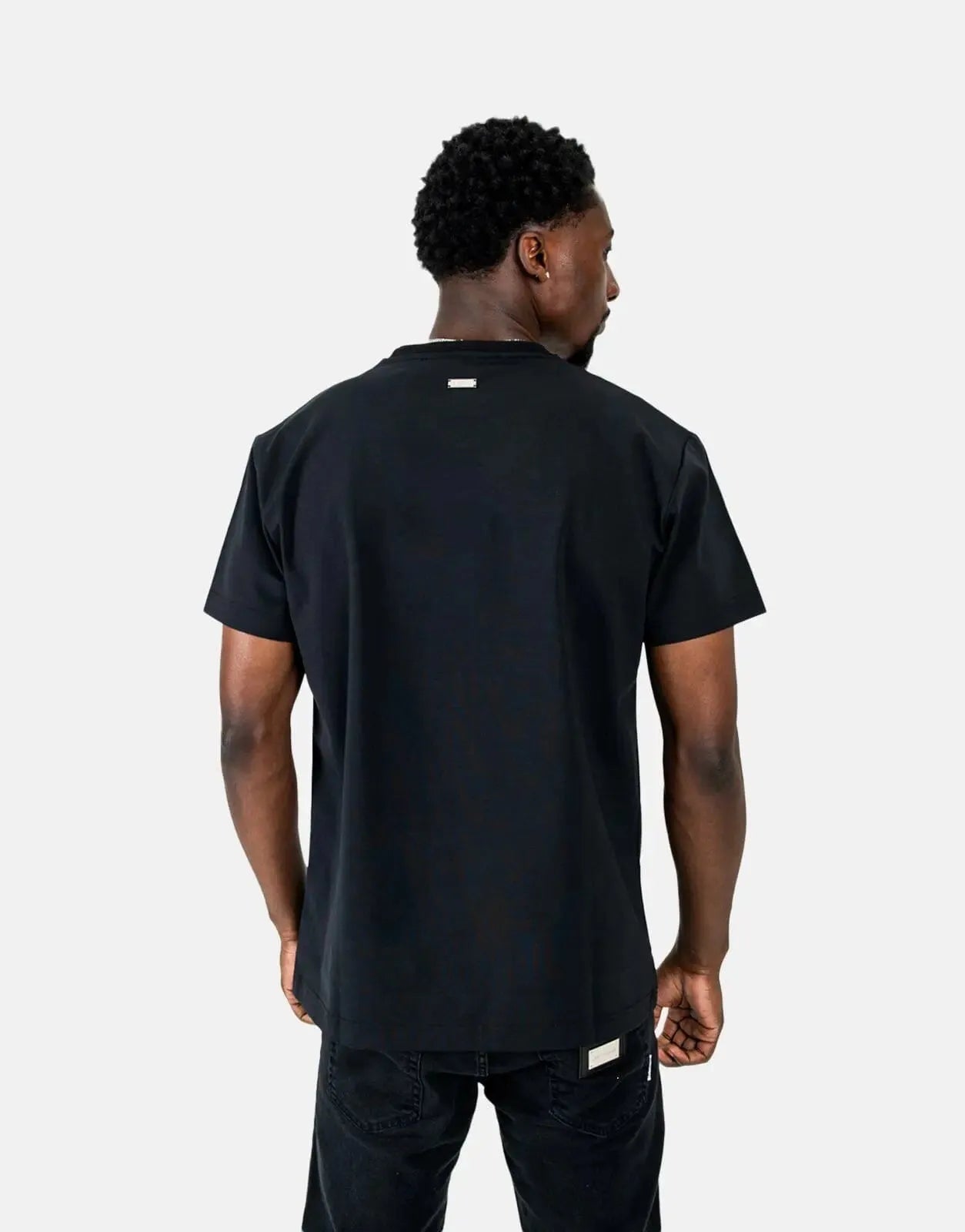 Les Hommes Palm Tree Black T-Shirt Les Hommes