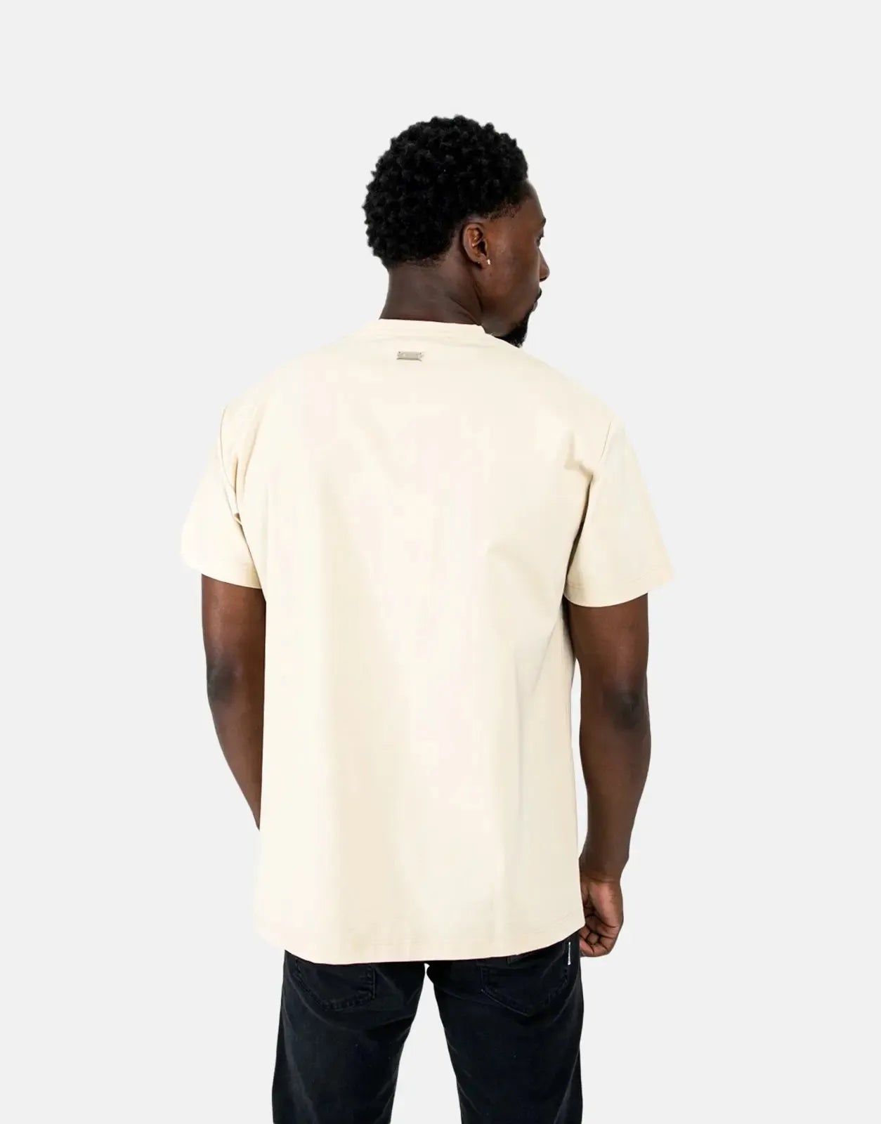 Les Hommes Palm Tree Stone T-Shirt Les Hommes