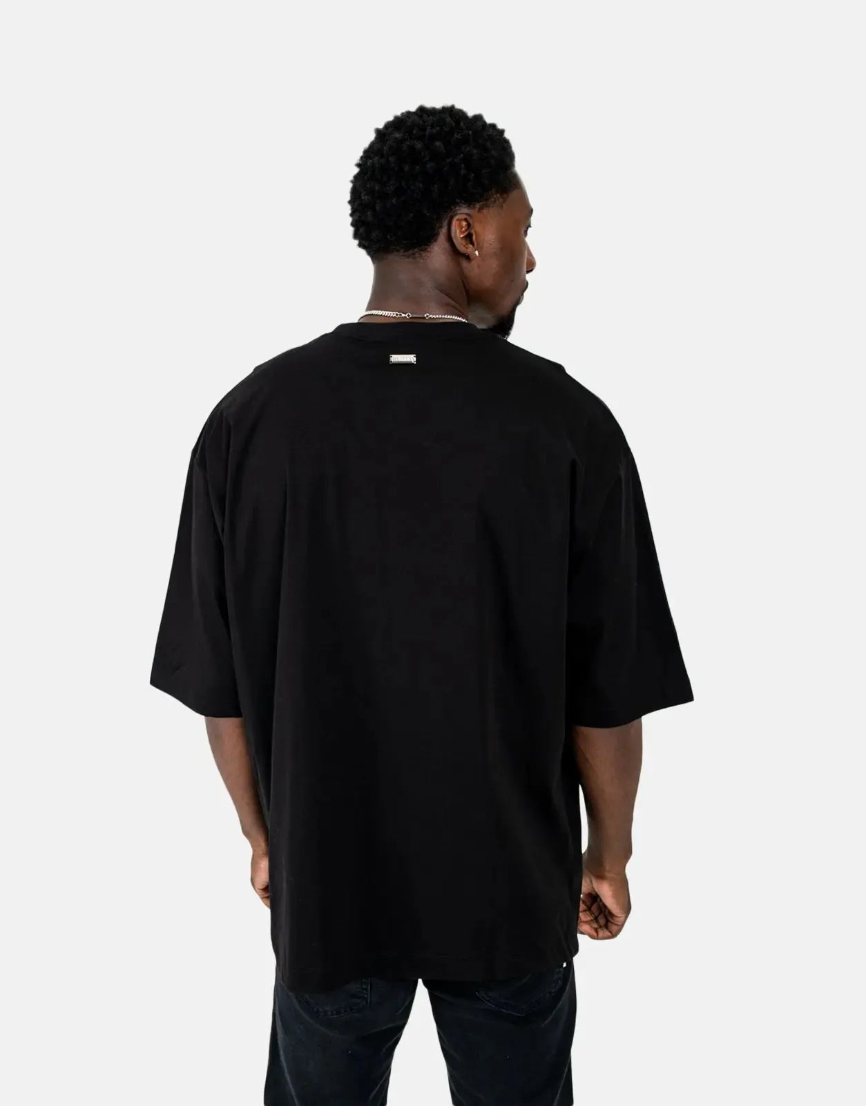 Les Hommes Shadow Graphic Black T-Shirt Les Hommes