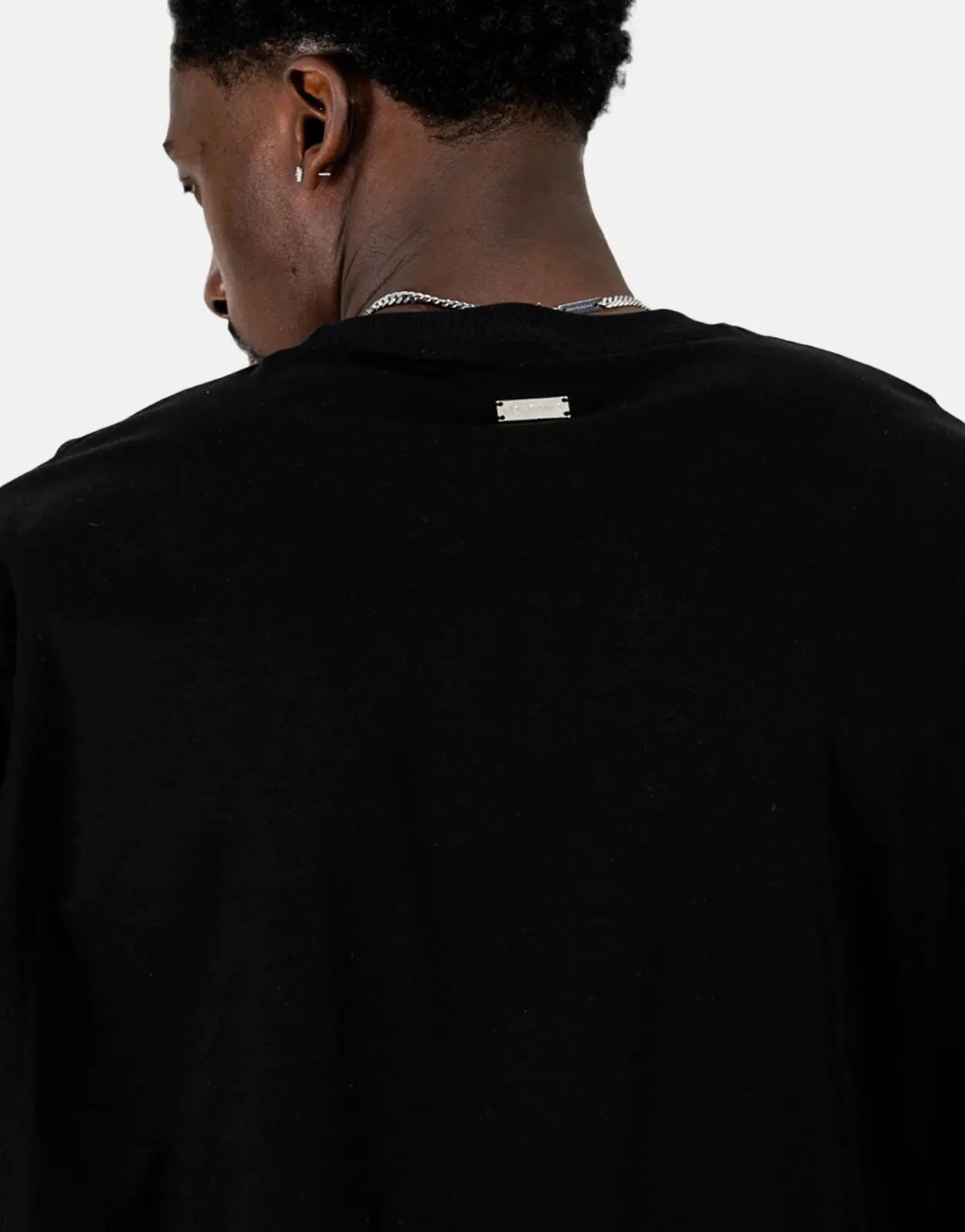 Les Hommes Shadow Graphic Black T-Shirt Les Hommes