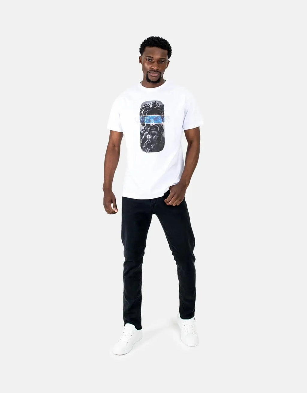 Les Hommes Statue White T-Shirt Les Hommes