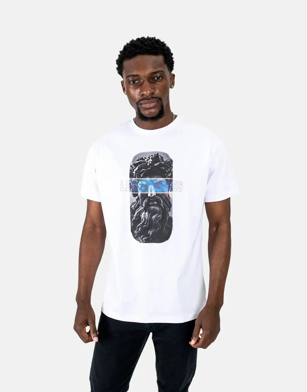 Les Hommes Statue White T-Shirt Les Hommes