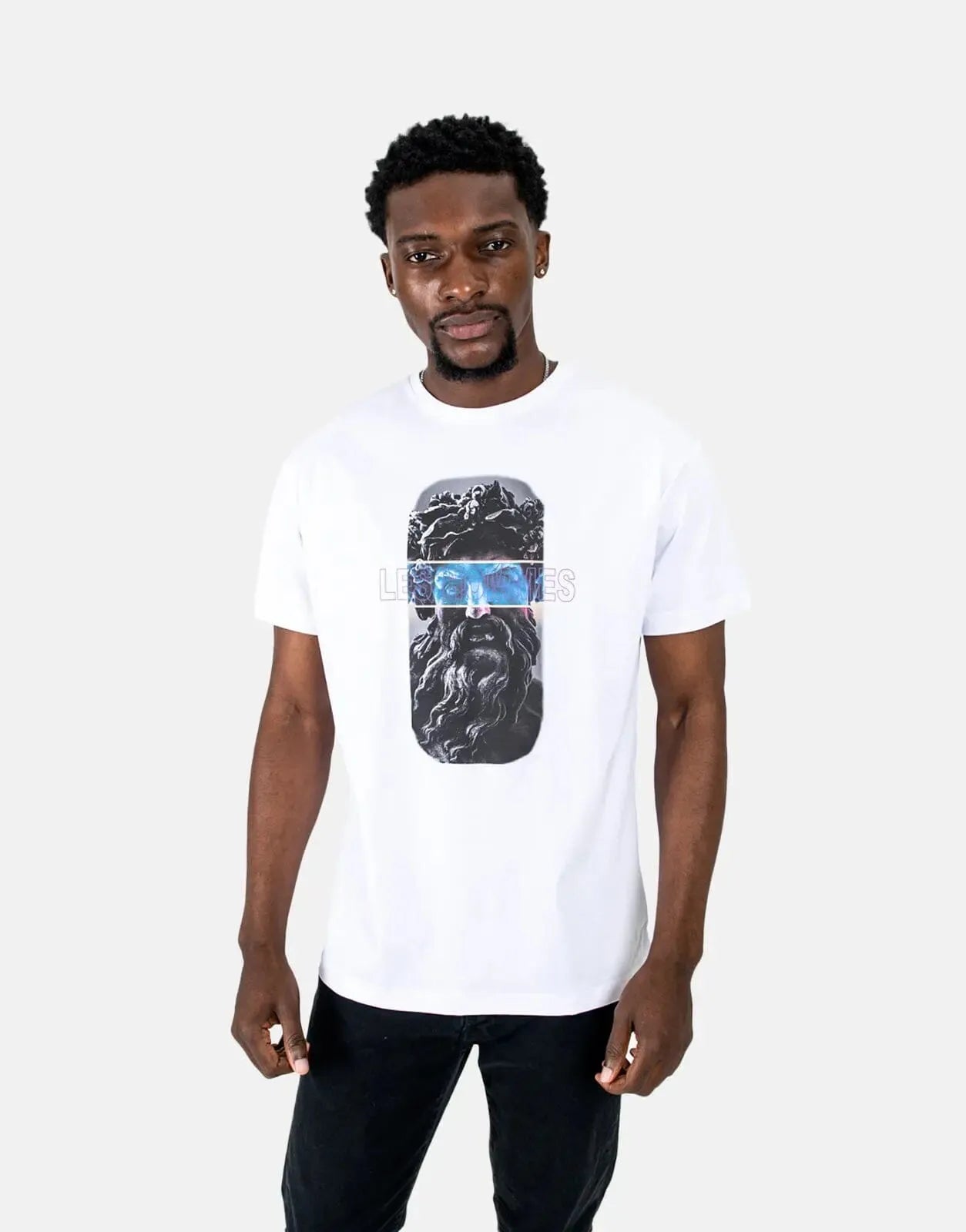 Les Hommes Statue White T-Shirt Les Hommes