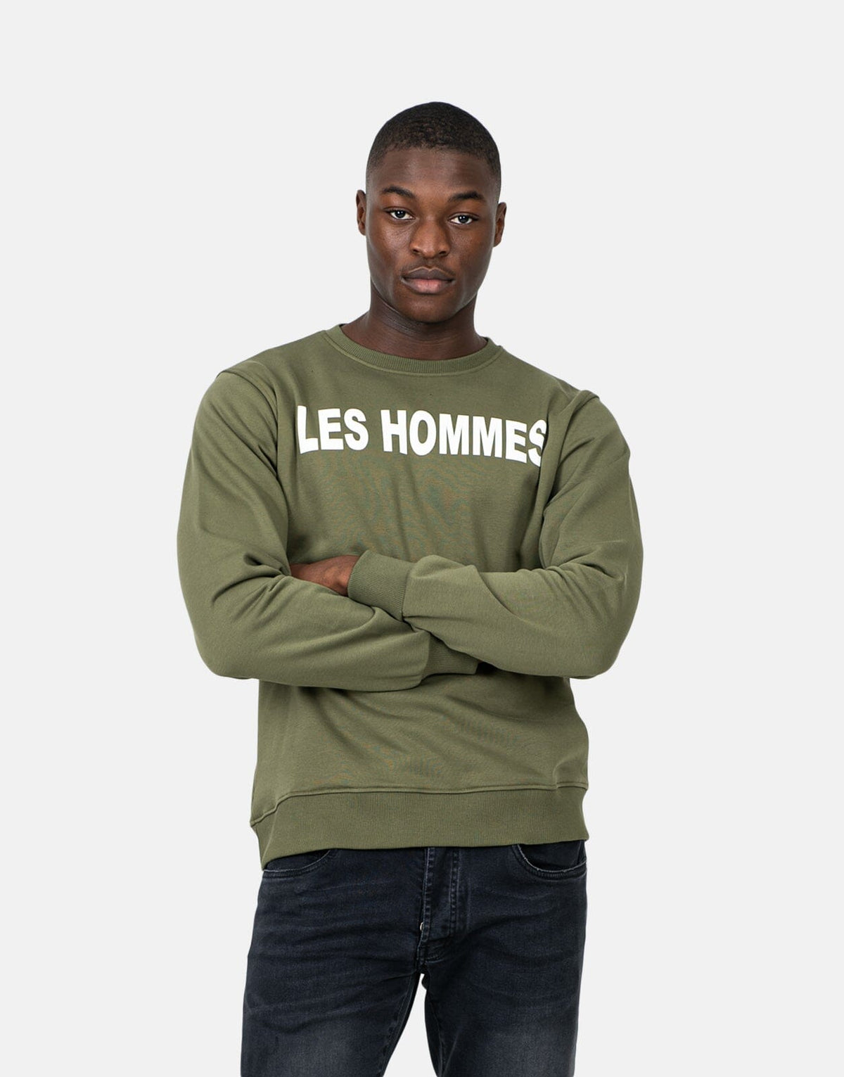 Les Hommes Font Green Sweatshirt - Les Hommes