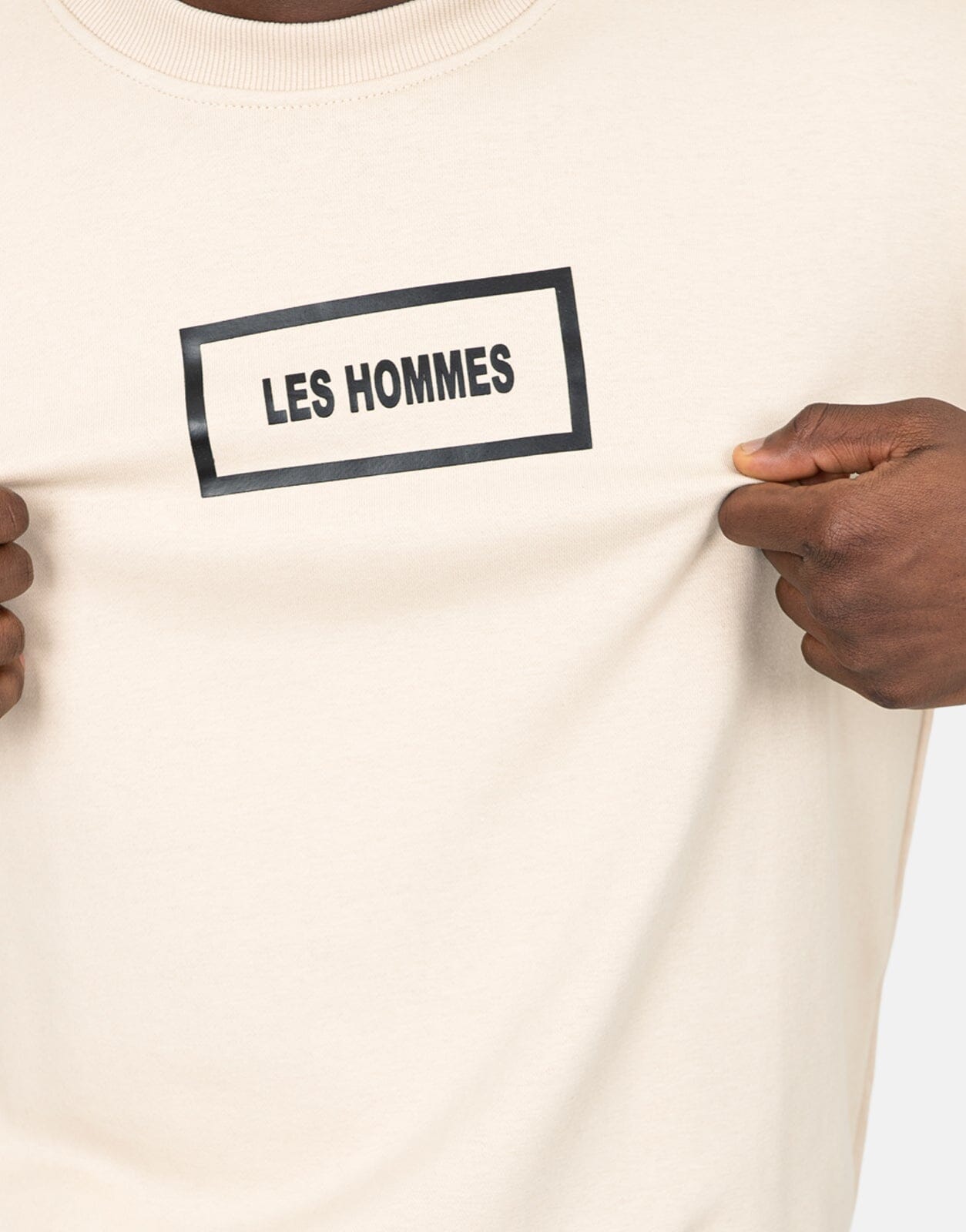 Les Hommes Logo Brown Sweatshirt - Les Hommes