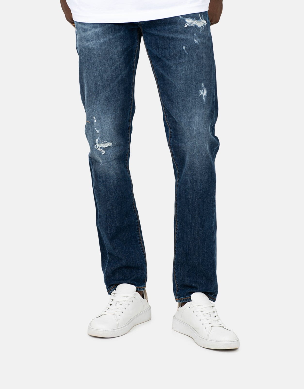 Les Hommes Blue Denim Jeans - Les Hommes