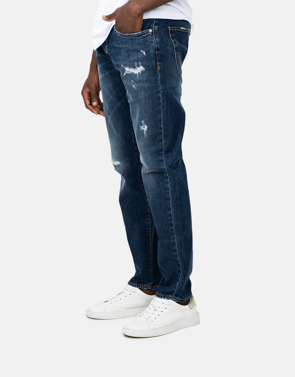 Les Hommes Blue Denim Jeans - Les Hommes
