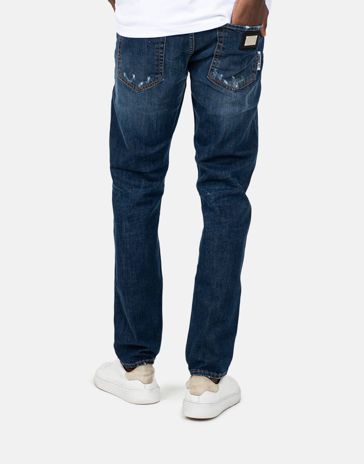 Les Hommes Blue Denim Jeans - Les Hommes