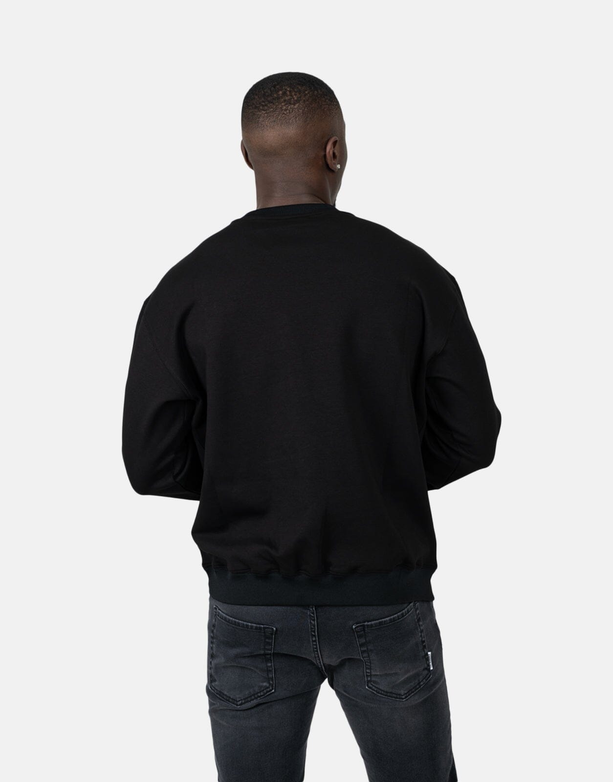 Les Hommes Box Print Black Sweatshirt - Les Hommes