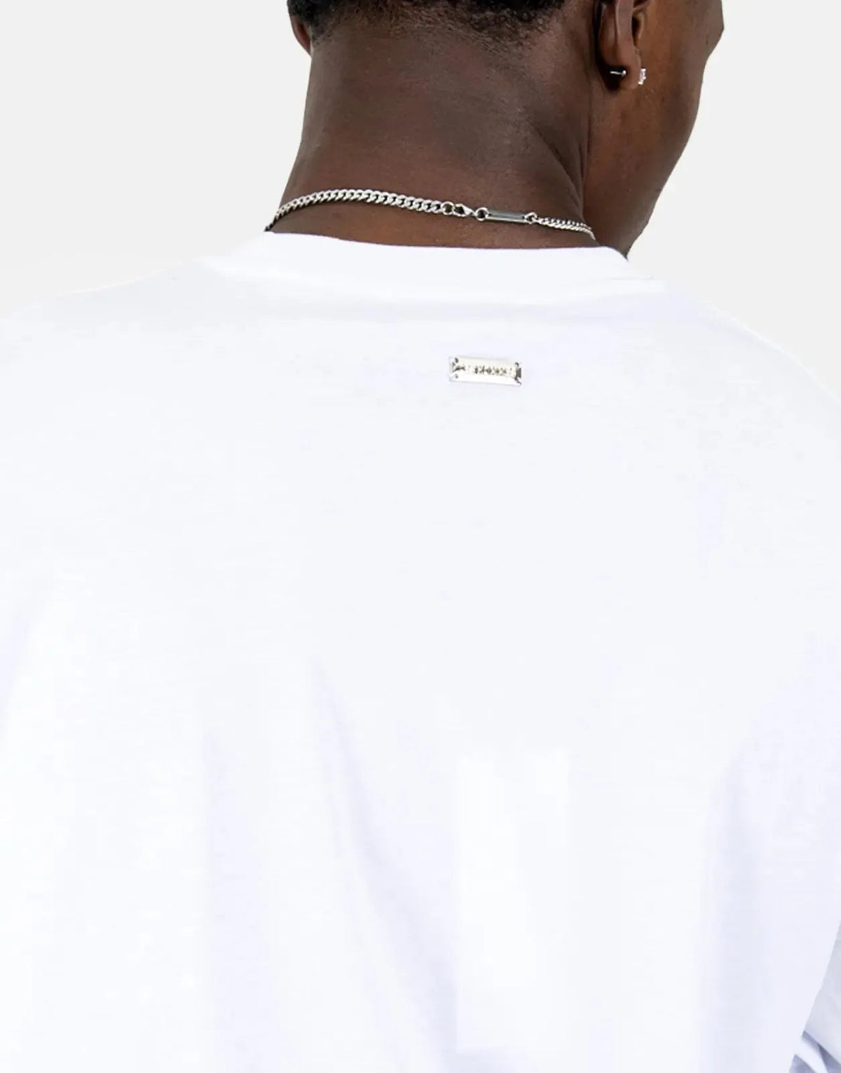 Les Hommes Shadow Graphic White T-Shirt Les Hommes