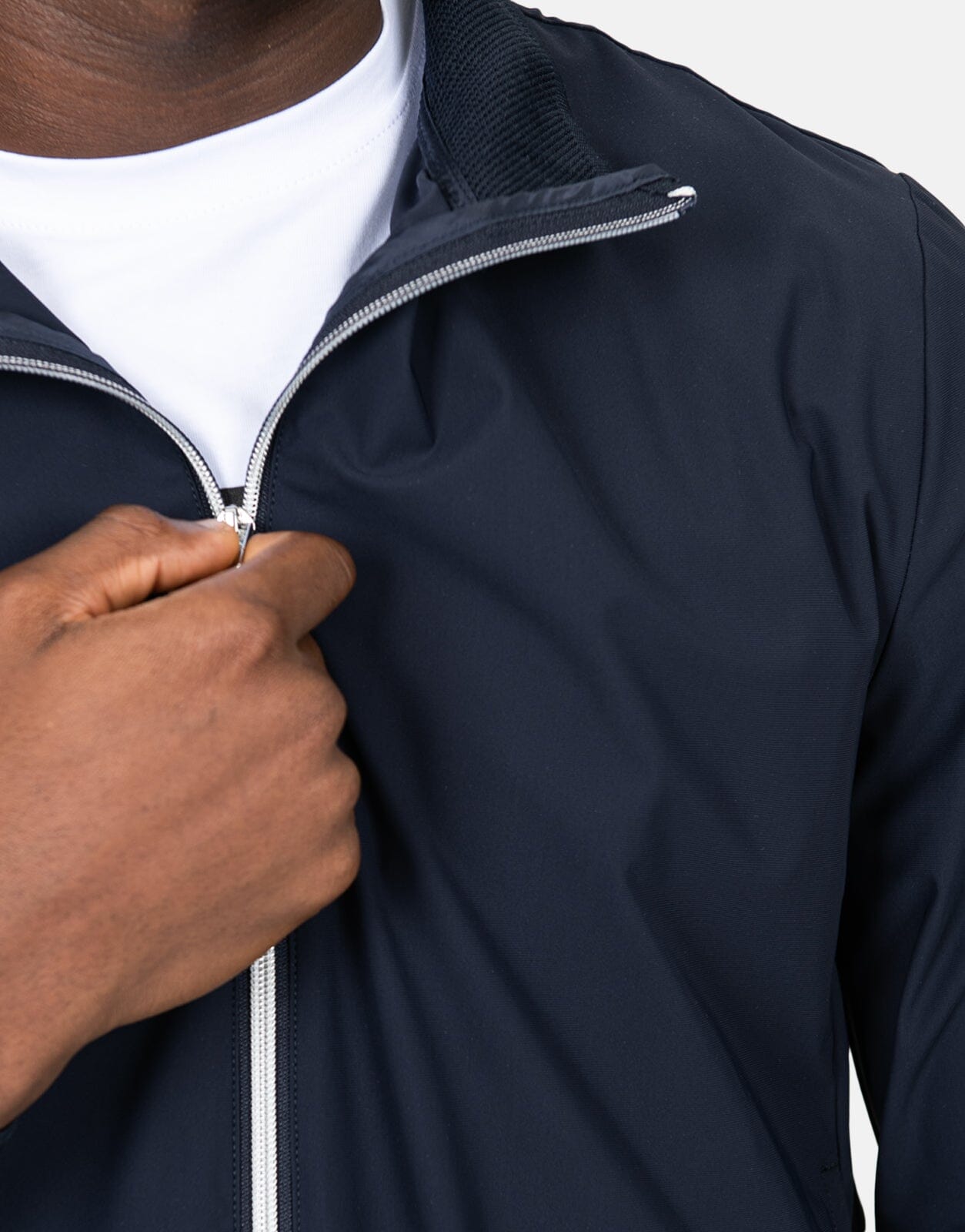 Les Hommes Tech Blue Jacket - Les Hommes