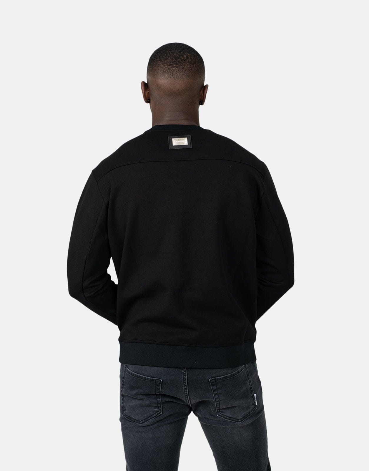 Les Hommes Zip Pocket Black Sweatshirt - Les Hommes