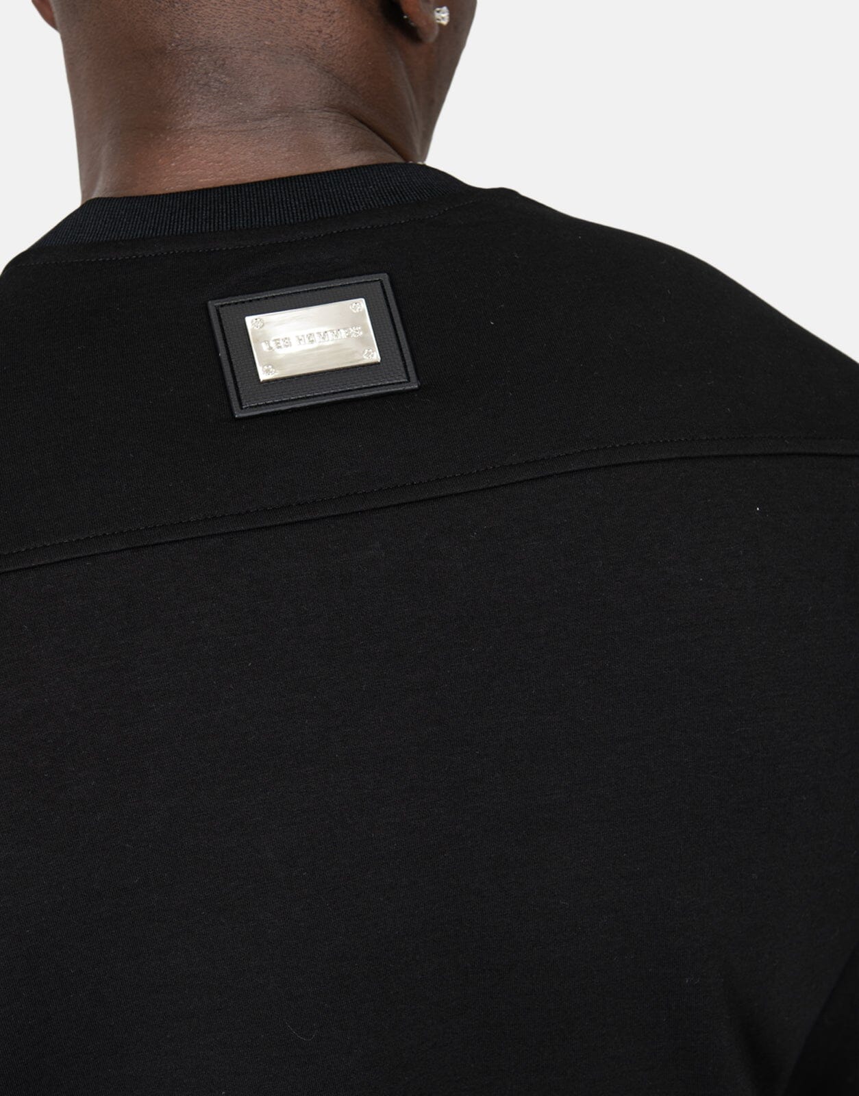 Les Hommes Zip Pocket Black Sweatshirt - Les Hommes